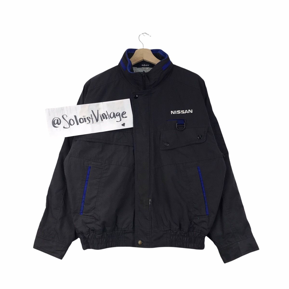 Vintage Vintage NISSAN RACING NISMO Formula One Bomber Jacket Size US L / EU 52-54 / 3 - 2 Thumbnail