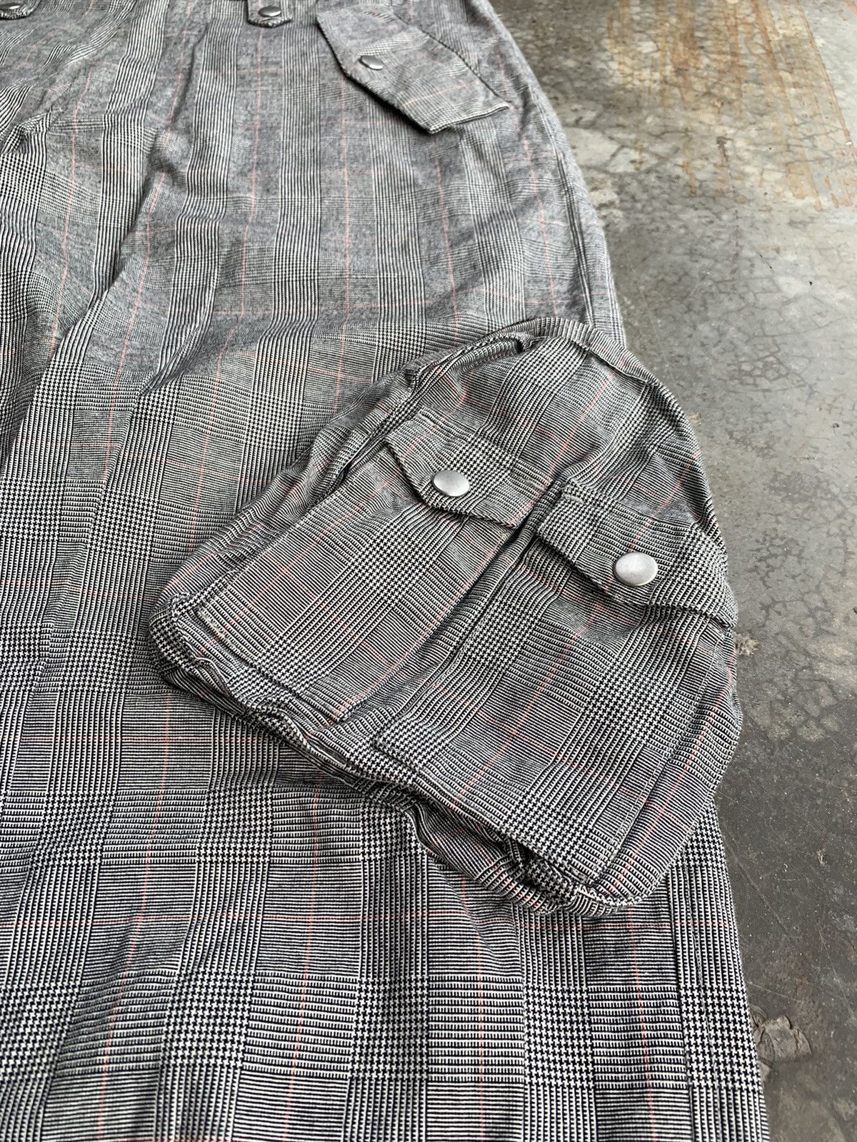 Japanese Brand JapaneseBrand Stimulus Checkered Zipper 3D Pocket Cargo Pant Size US 30 / EU 46 - 3 Thumbnail