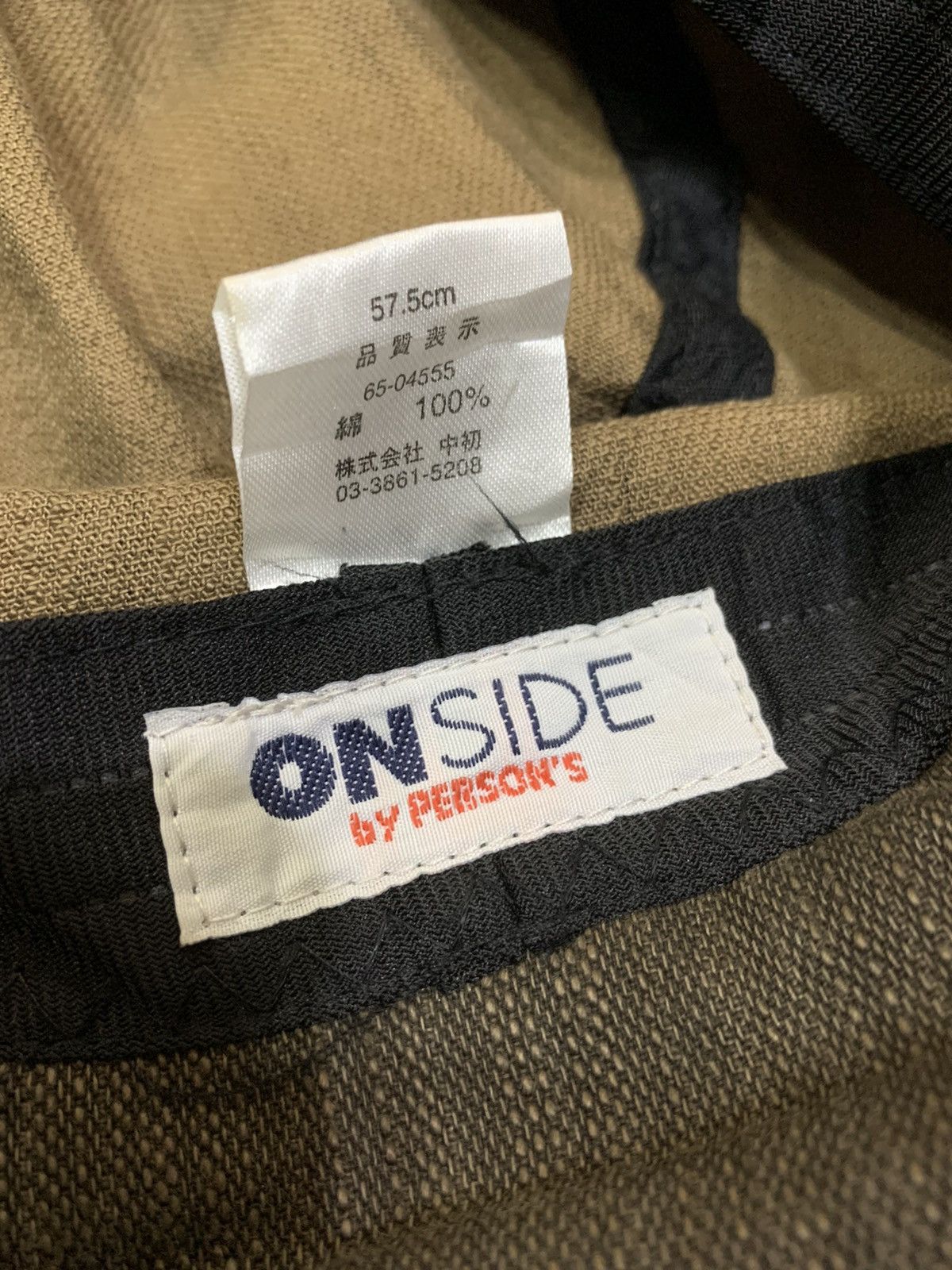 PERSON'S × Vintage ONSIDE BY PERSON'S BONDAGE OLDMAN HAT Size ONE SIZE - 6 Thumbnail