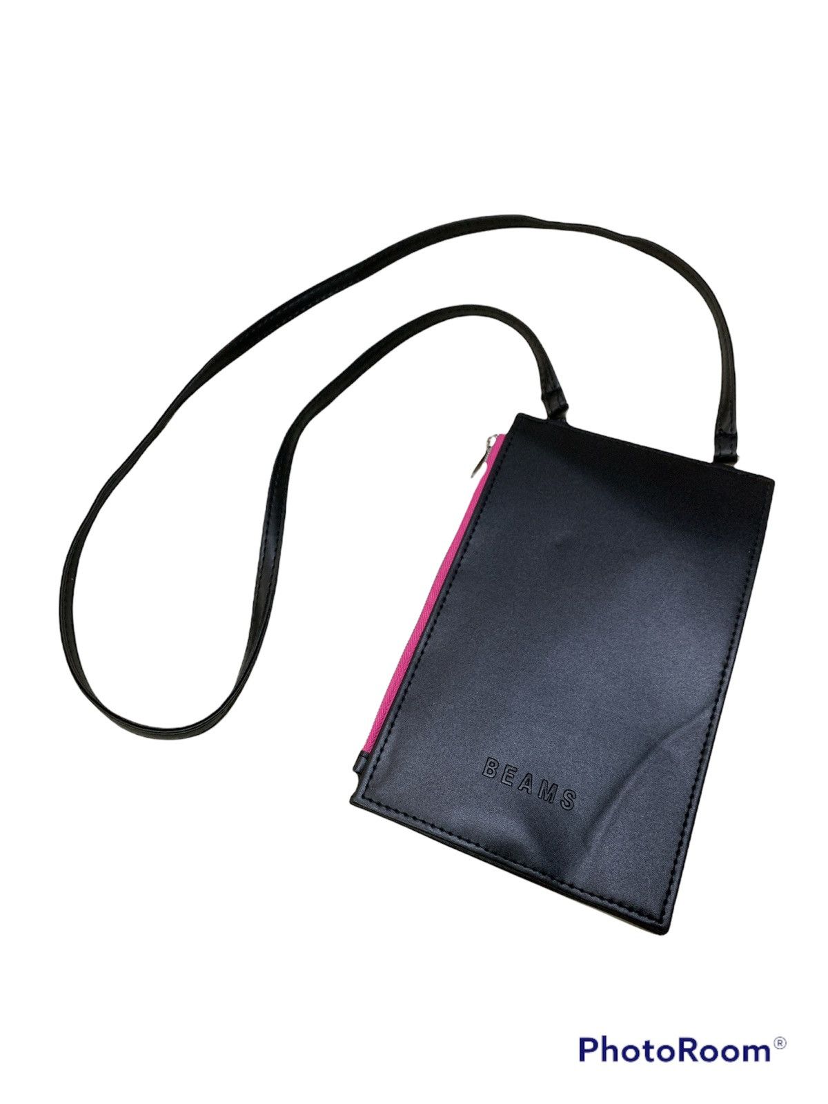 Beams Plus Beams Mini Sling Bag in Black, Men's