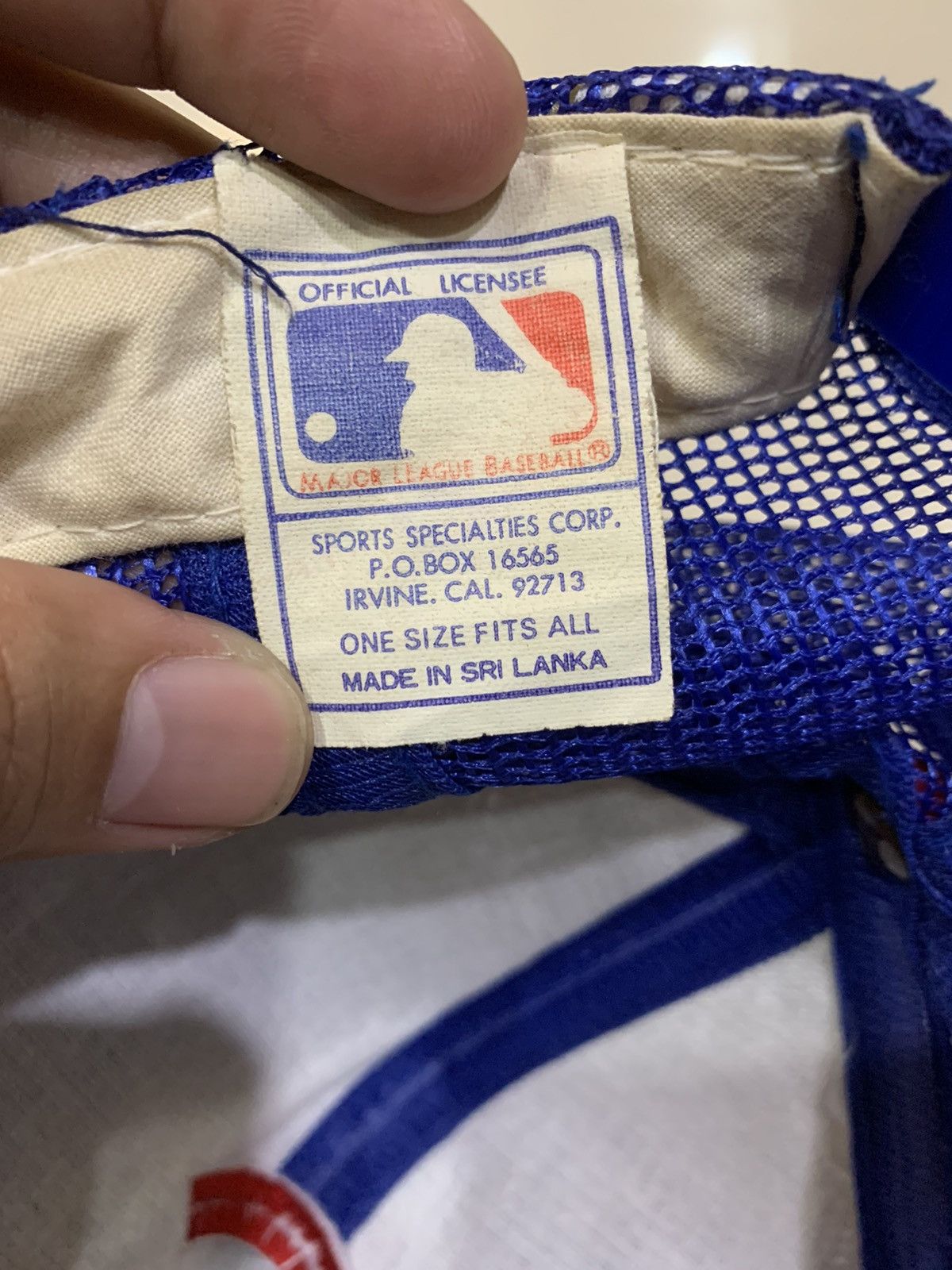MLB × Sports Specialties × Vintage VTG CHICAGO CUBS TRUCKER CAP HAT Size ONE SIZE - 8 Thumbnail