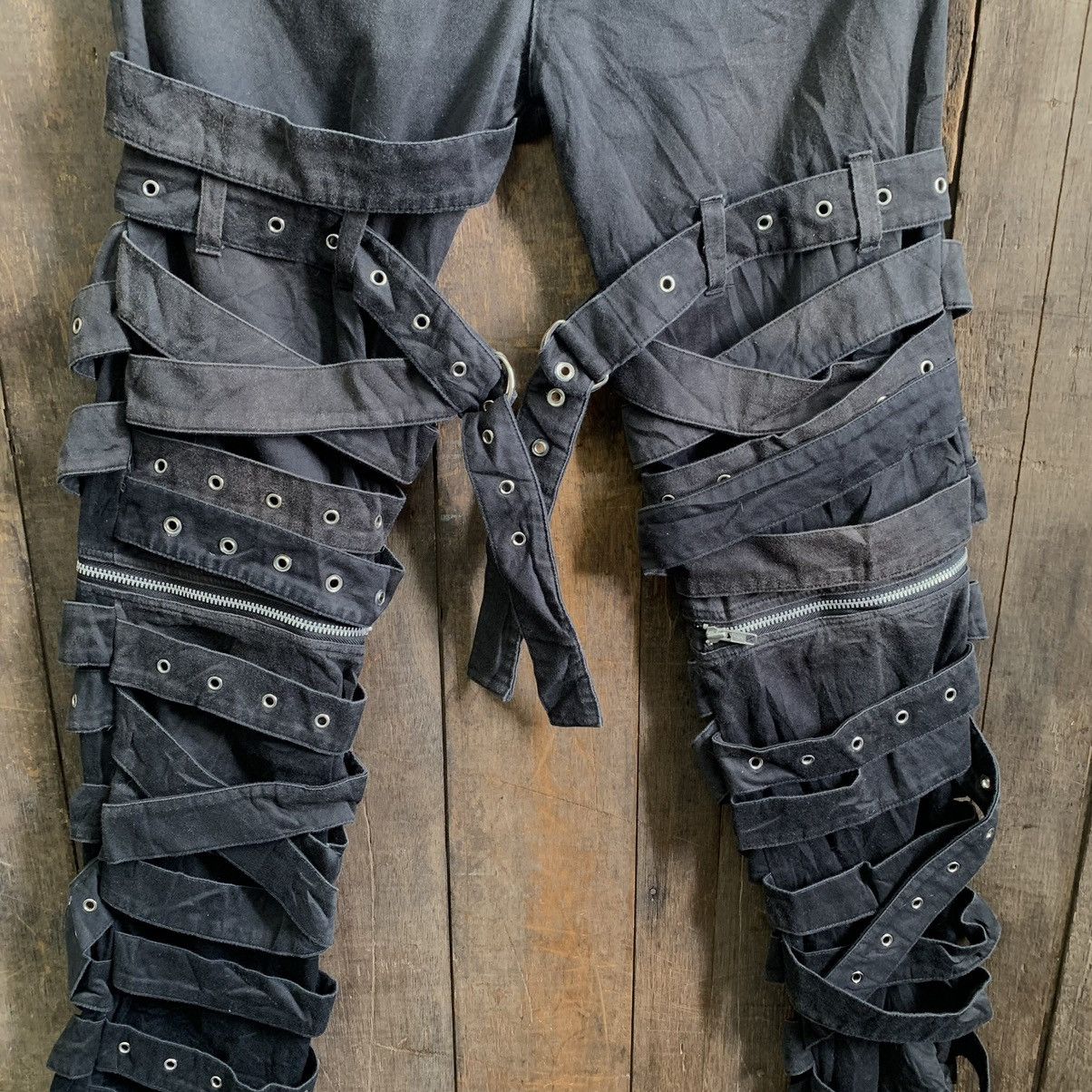 Le Grande Bleu (L.G.B.) × Seditionaries Vintage Anarchy Keystation Bondage Seditionaries Punk Pant Size US 31 - 3 Thumbnail