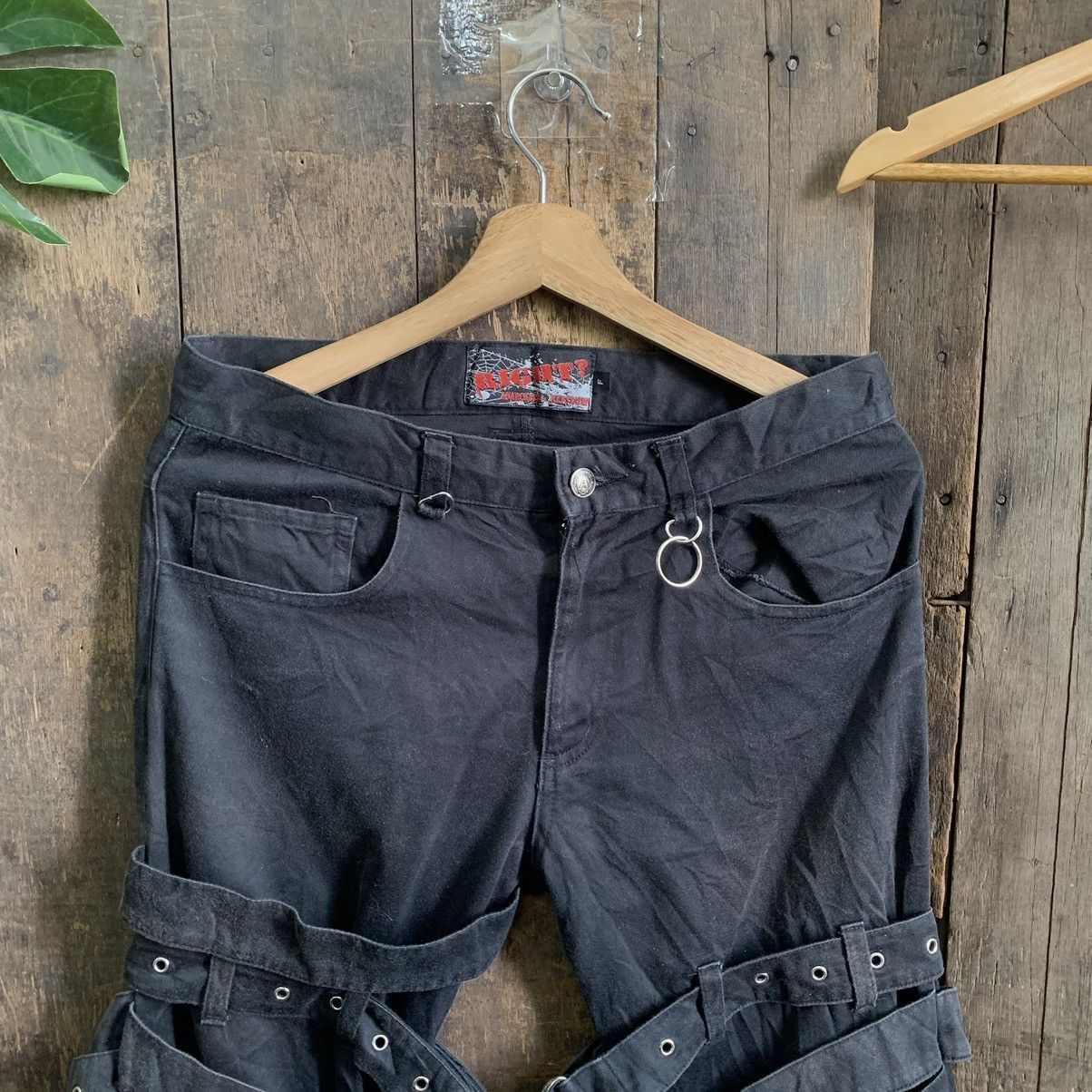 Le Grande Bleu (L.G.B.) × Seditionaries Vintage Anarchy Keystation Bondage Seditionaries Punk Pant Size US 31 - 2 Thumbnail