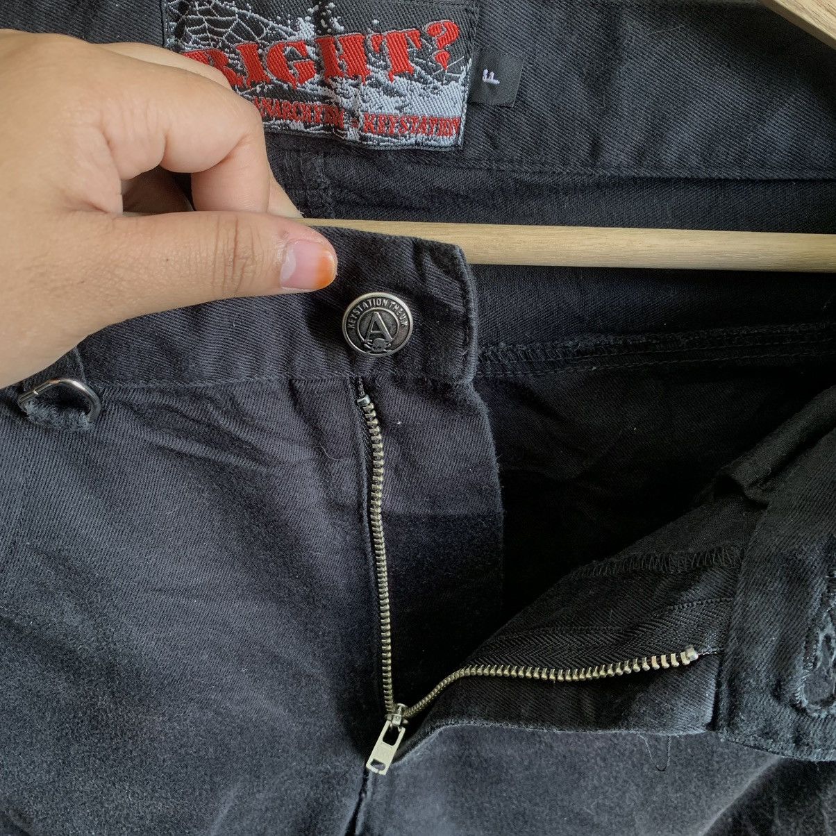 Le Grande Bleu (L.G.B.) × Seditionaries Vintage Anarchy Keystation Bondage Seditionaries Punk Pant Size US 31 - 7 Thumbnail