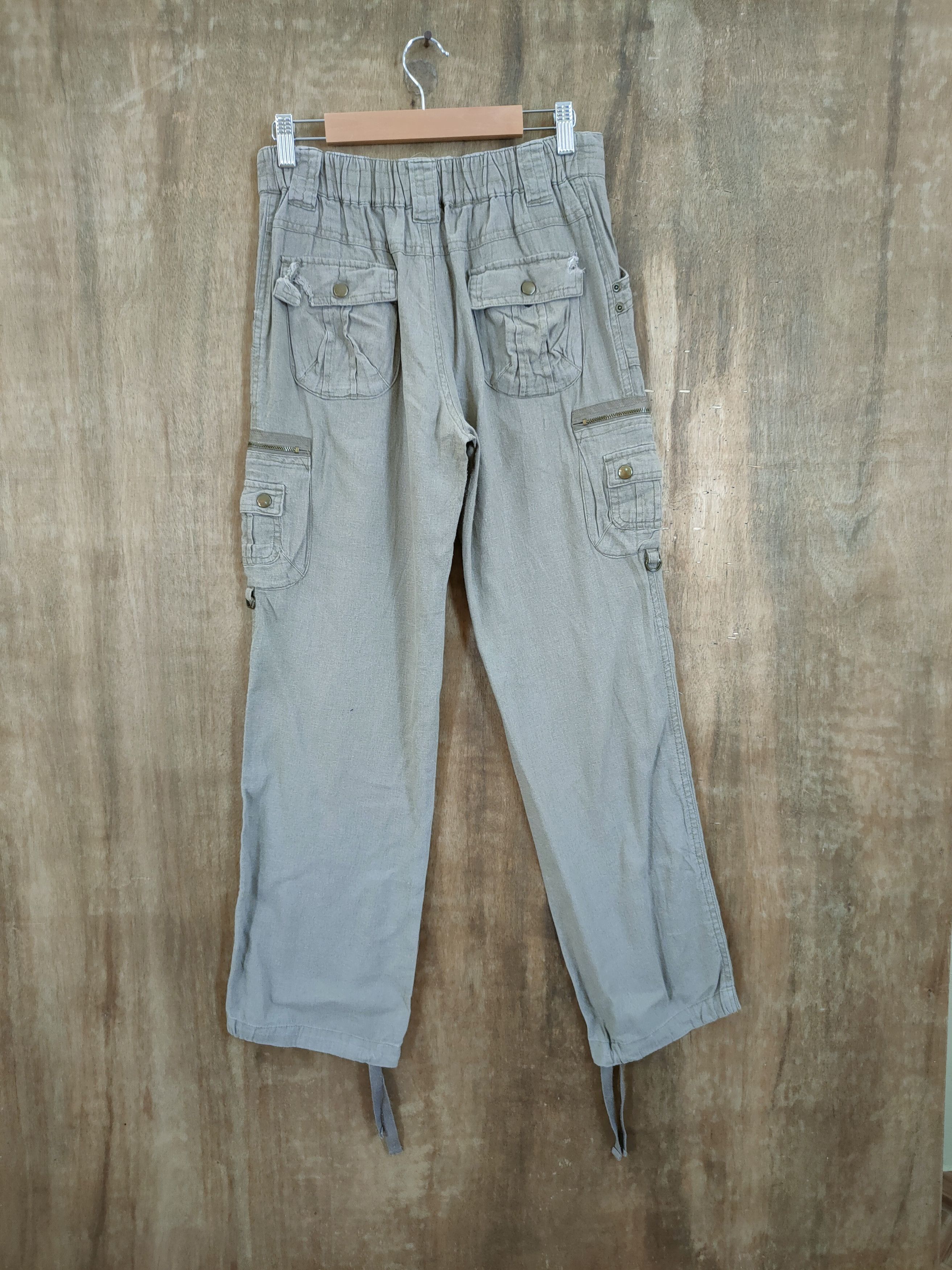 Japanese Brand DLL Japan distressed multipocket tactical cargo pants #1296 Size US 28 / EU 44 - 6 Thumbnail