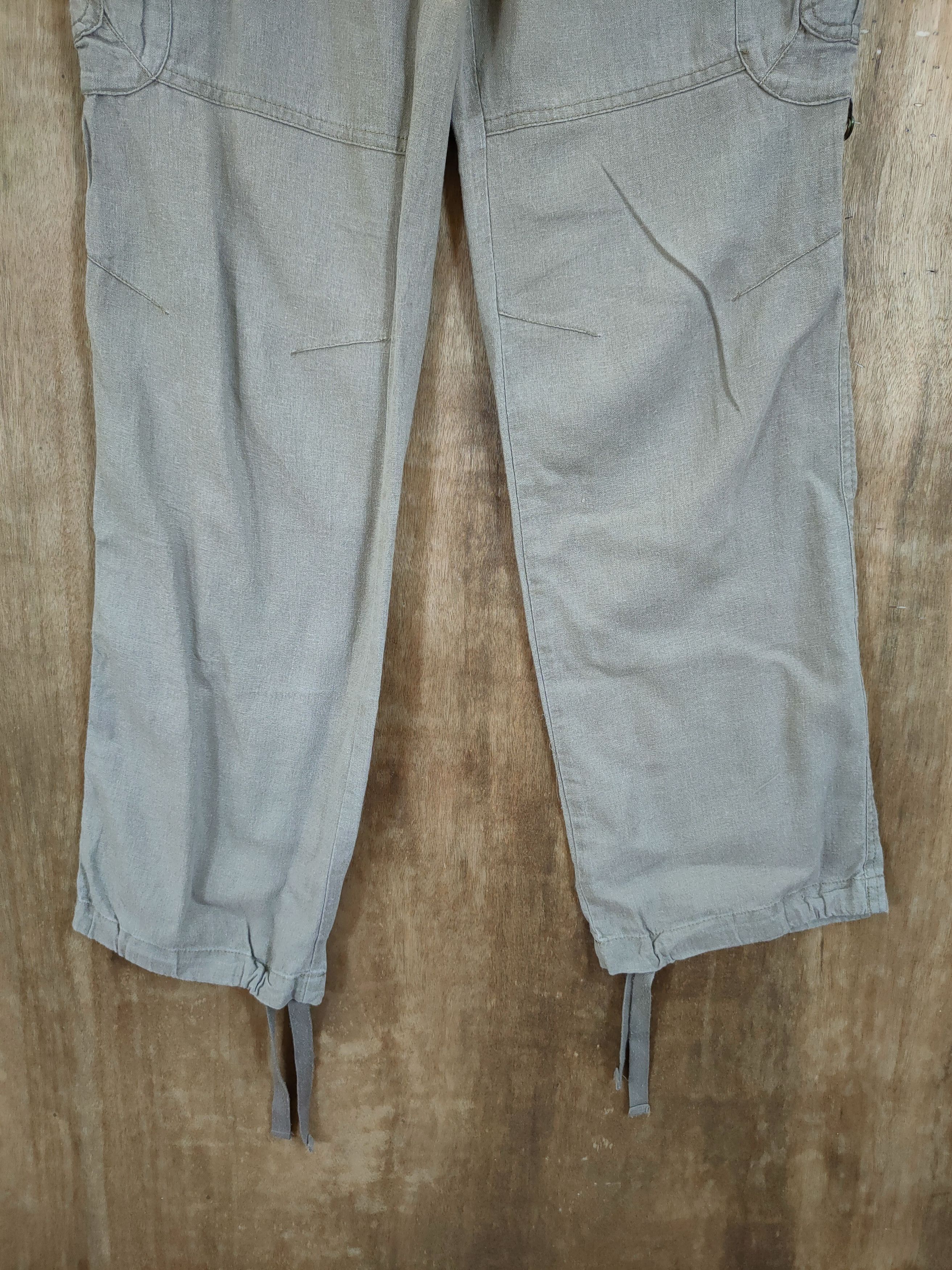 Japanese Brand DLL Japan distressed multipocket tactical cargo pants #1296 Size US 28 / EU 44 - 2 Thumbnail