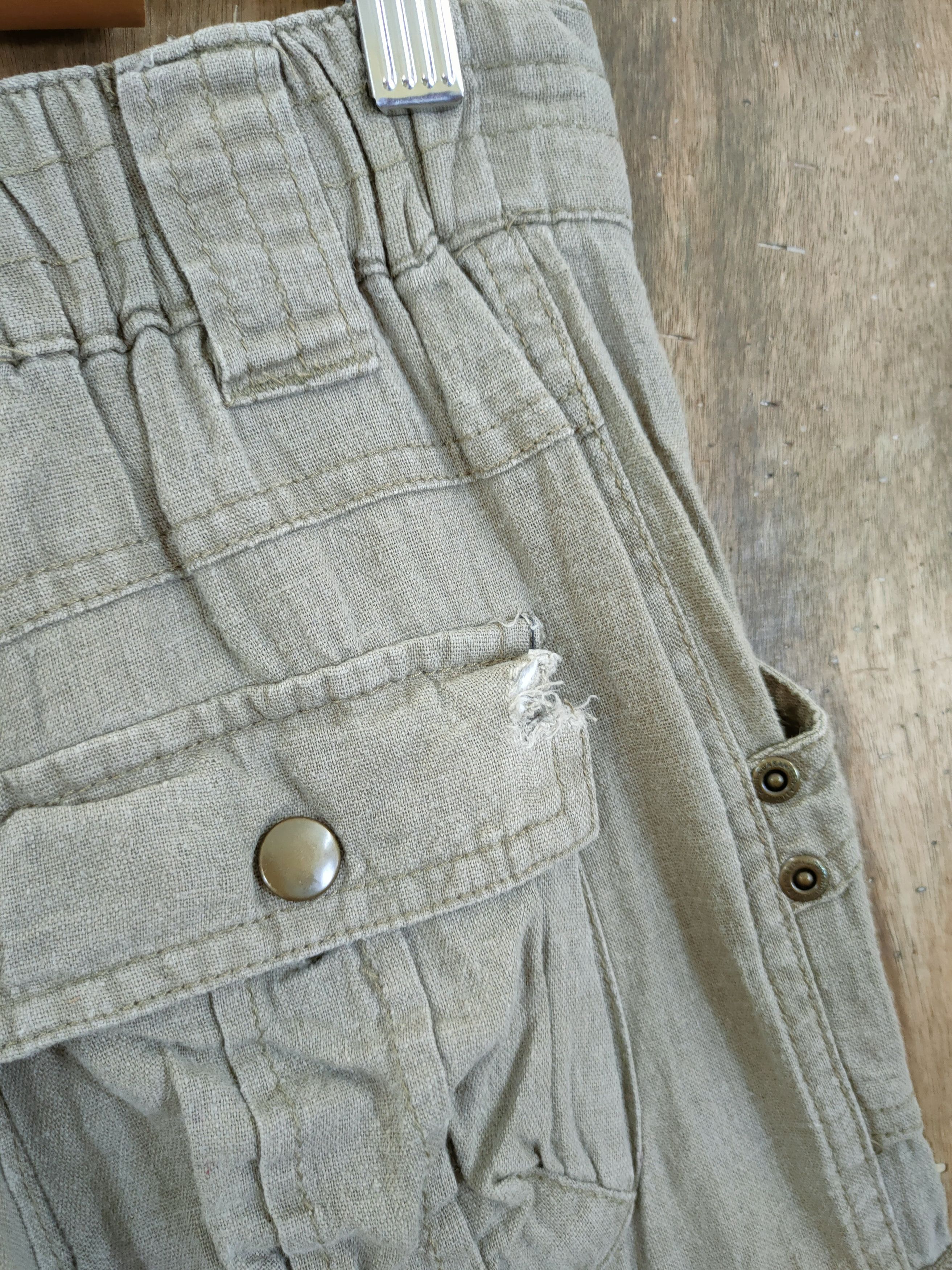 Japanese Brand DLL Japan distressed multipocket tactical cargo pants #1296 Size US 28 / EU 44 - 10 Thumbnail