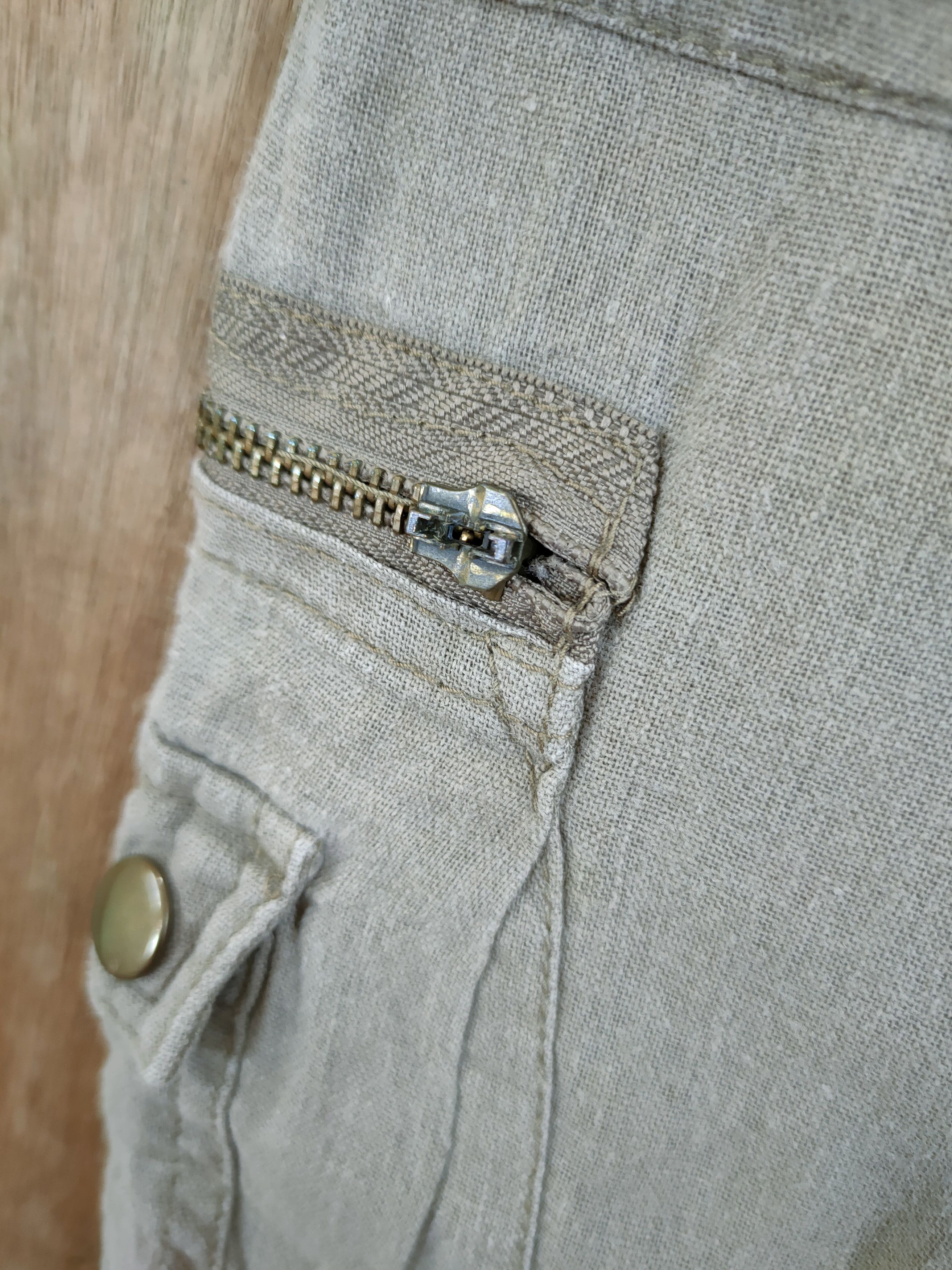 Japanese Brand DLL Japan distressed multipocket tactical cargo pants #1296 Size US 28 / EU 44 - 4 Thumbnail