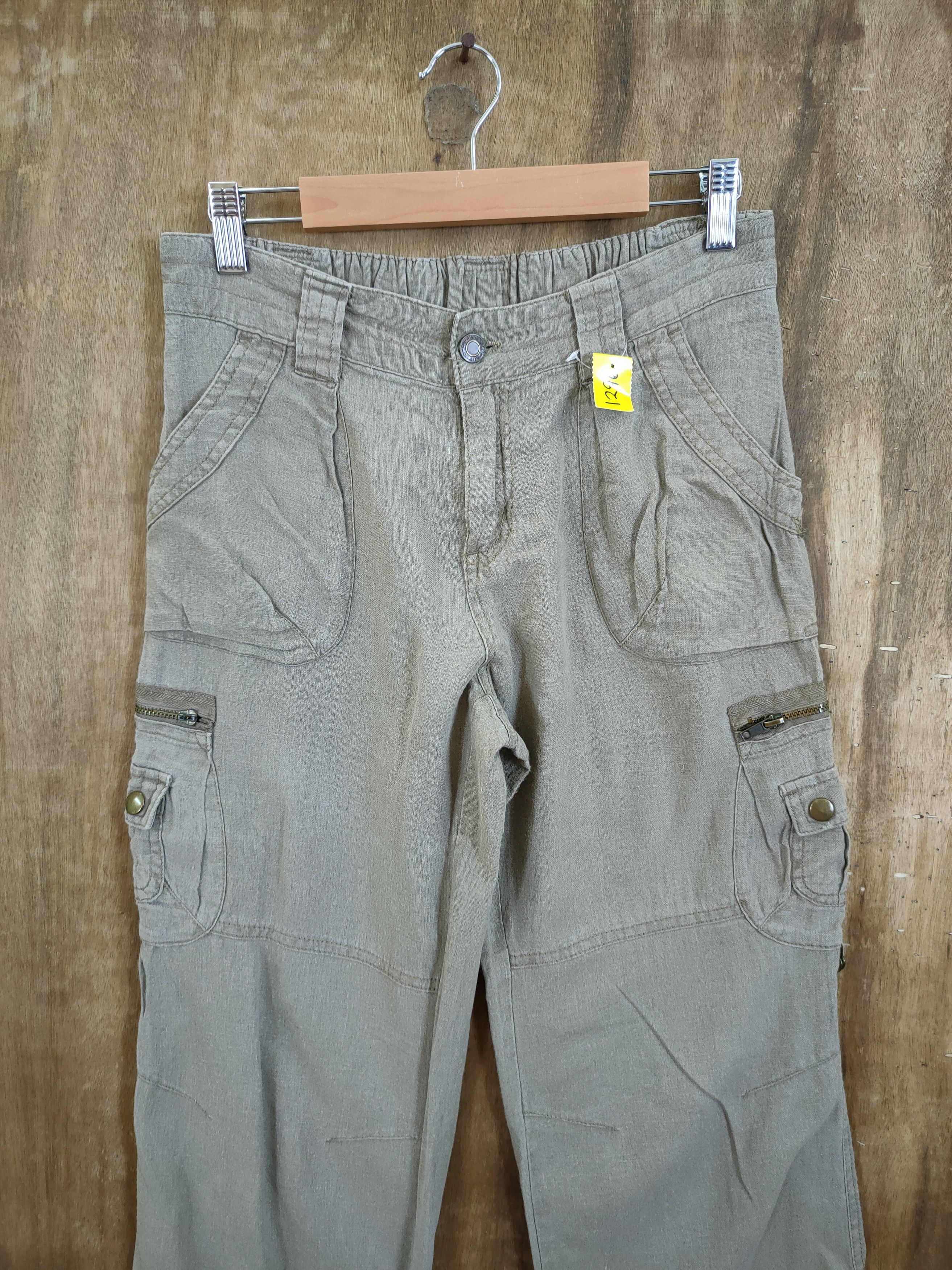 Japanese Brand DLL Japan distressed multipocket tactical cargo pants #1296 Size US 28 / EU 44 - 3 Thumbnail