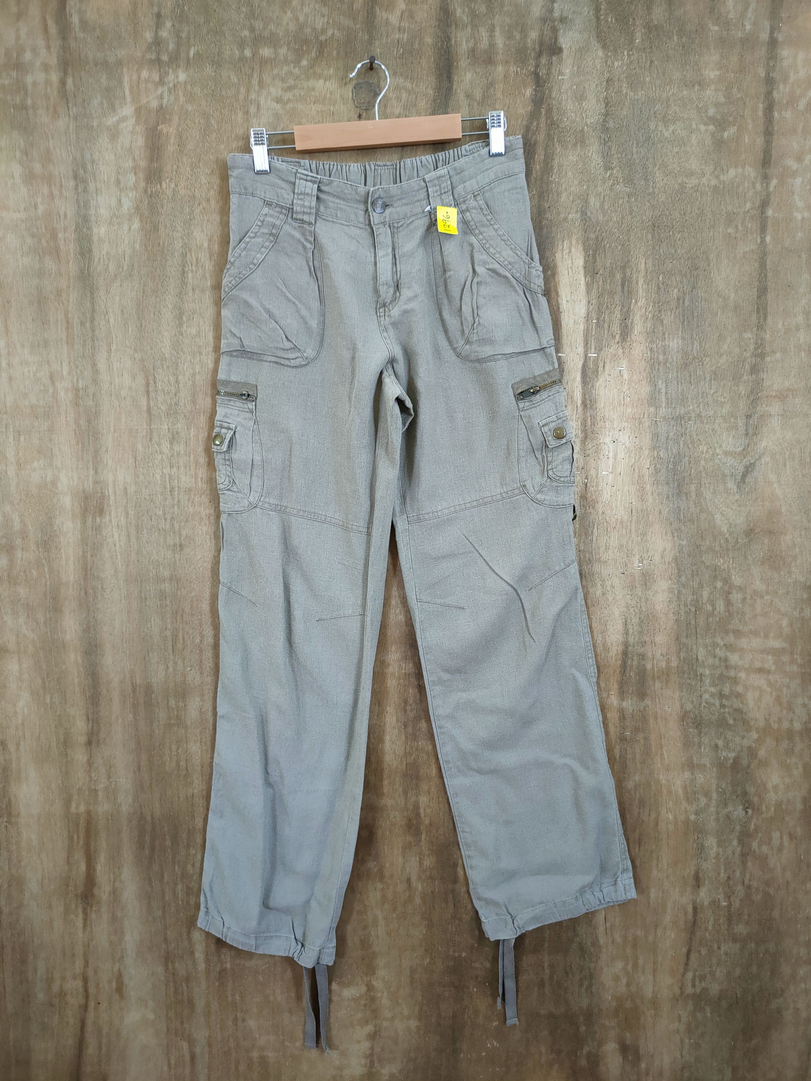 Japanese Brand DLL Japan distressed multipocket tactical cargo pants #1296 Size US 28 / EU 44 - 1 Thumbnail