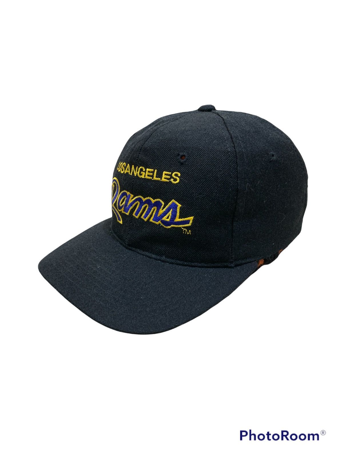 NFL SPORTS SPECIALTIES LOS ANGELES RAMS SCRIPT SNAPBACK HAT CAP Size ONE SIZE - 2 Thumbnail