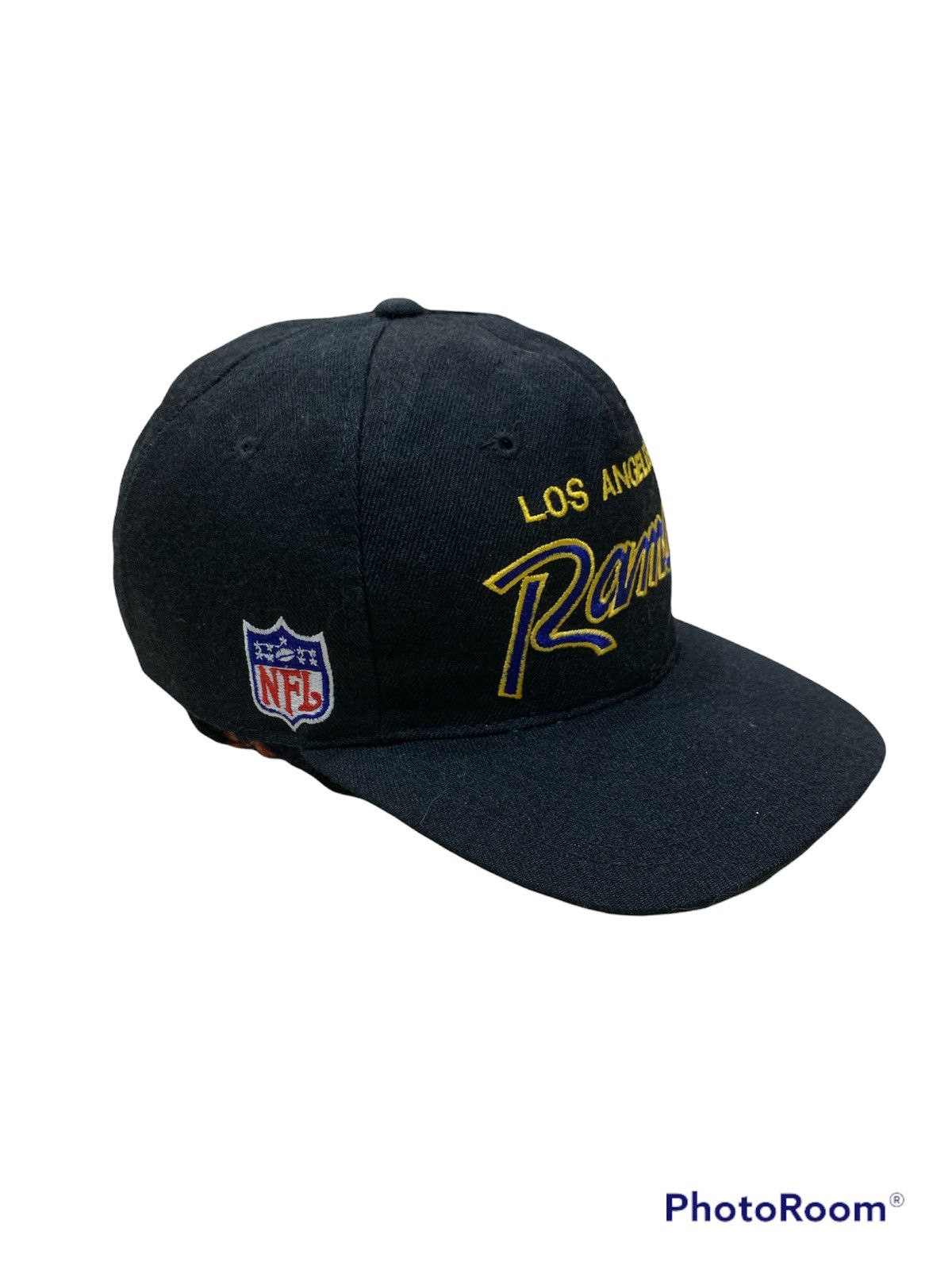 NFL SPORTS SPECIALTIES LOS ANGELES RAMS SCRIPT SNAPBACK HAT CAP Size ONE SIZE - 5 Thumbnail