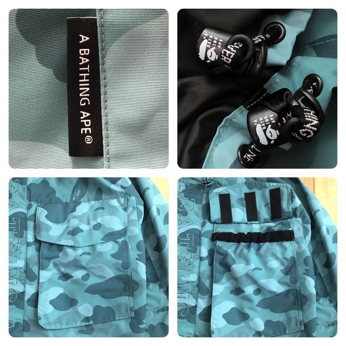 Bape BAPE color camo hoodie jacket green a bathing ape Size US M / EU 48-50 / 2 - 7 Thumbnail