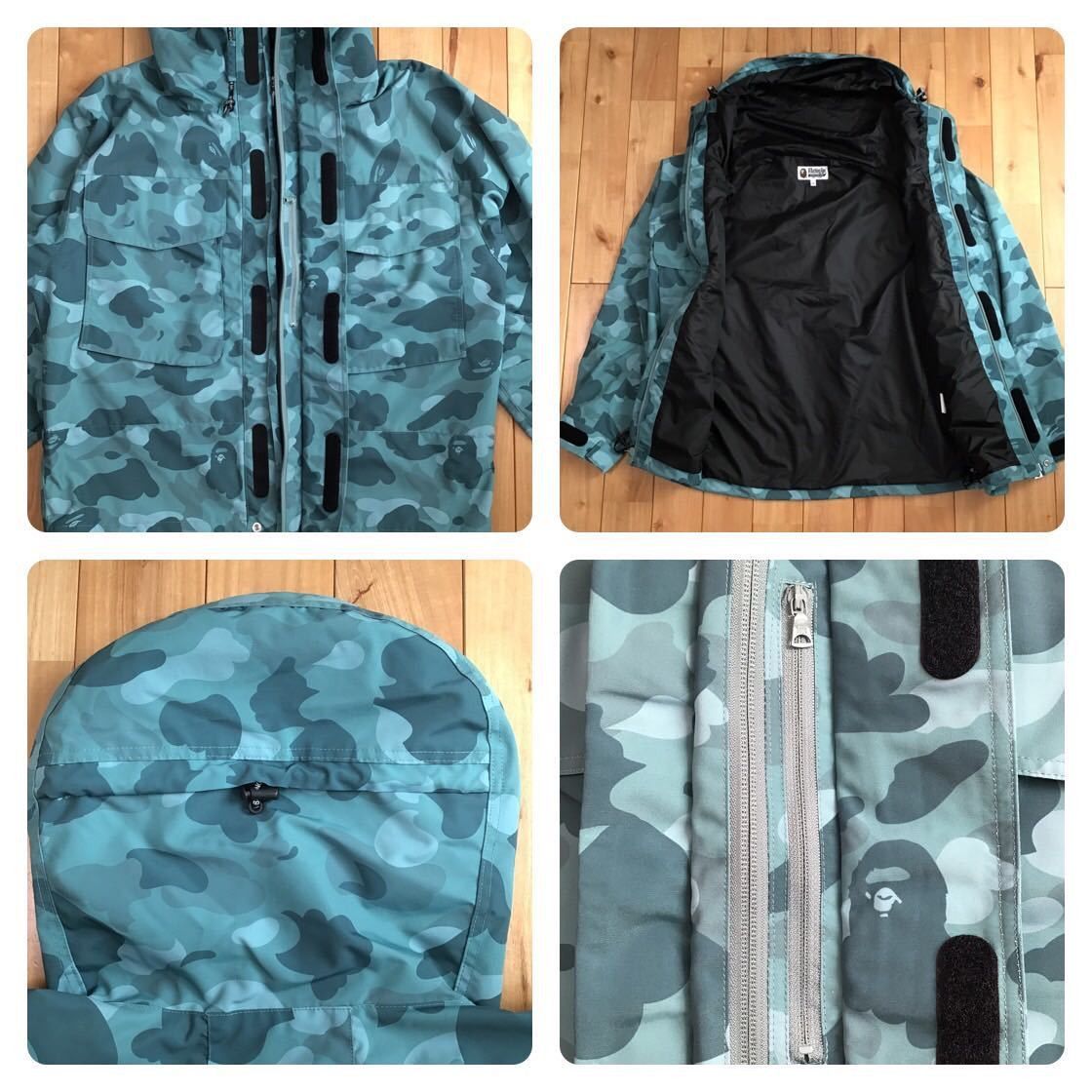 Bape BAPE color camo hoodie jacket green a bathing ape Size US M / EU 48-50 / 2 - 6 Thumbnail