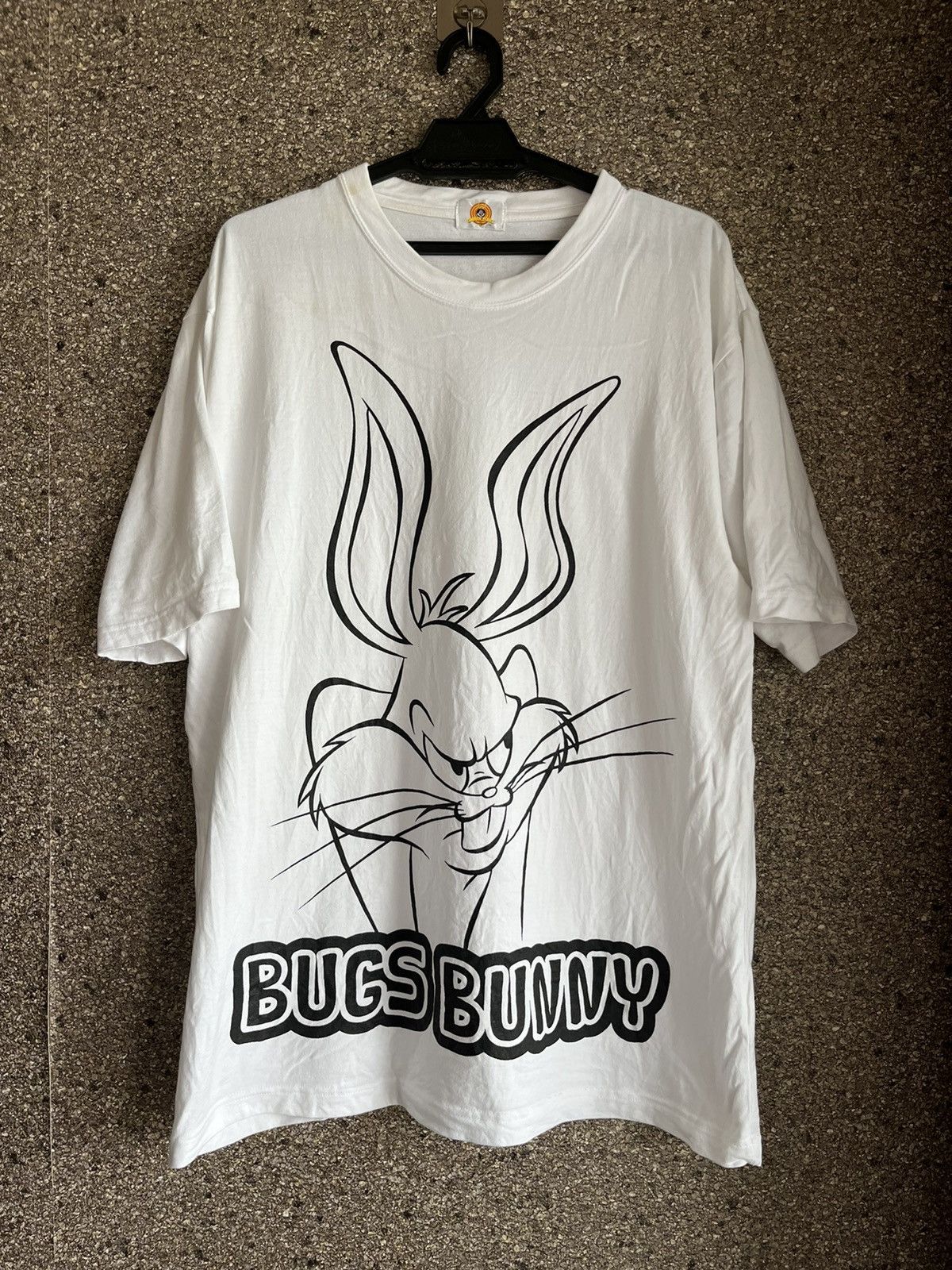 image of Cartoon Network x Vintage Bugs Bunny Ft23 in White, Men's (Size XL)