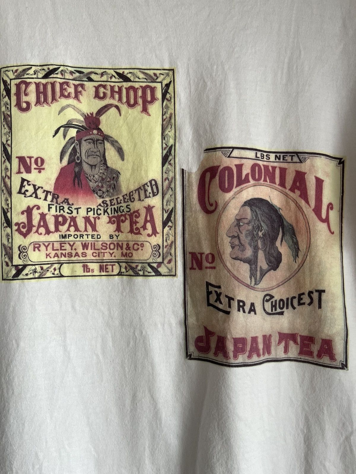 Vintage Green tea ft23 Size US L / EU 52-54 / 3 - 2 Thumbnail