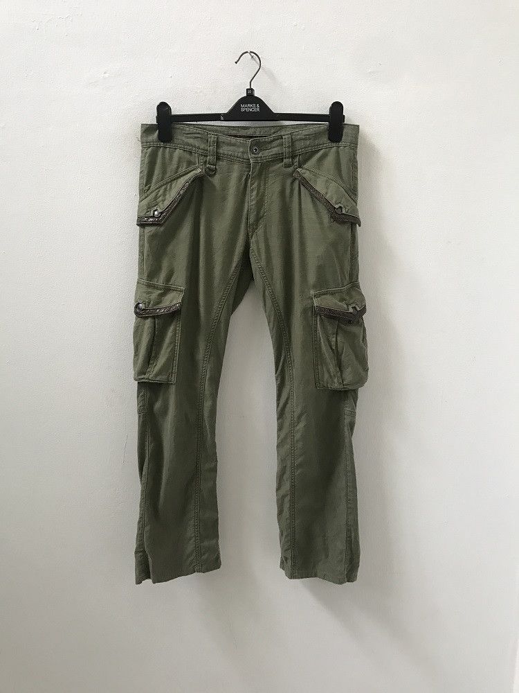 Nicole Club NICOLE CLUB FOR MEN Zipper Hem Cropped Parachute Cargo Size US 30 / EU 46 - 1 Thumbnail