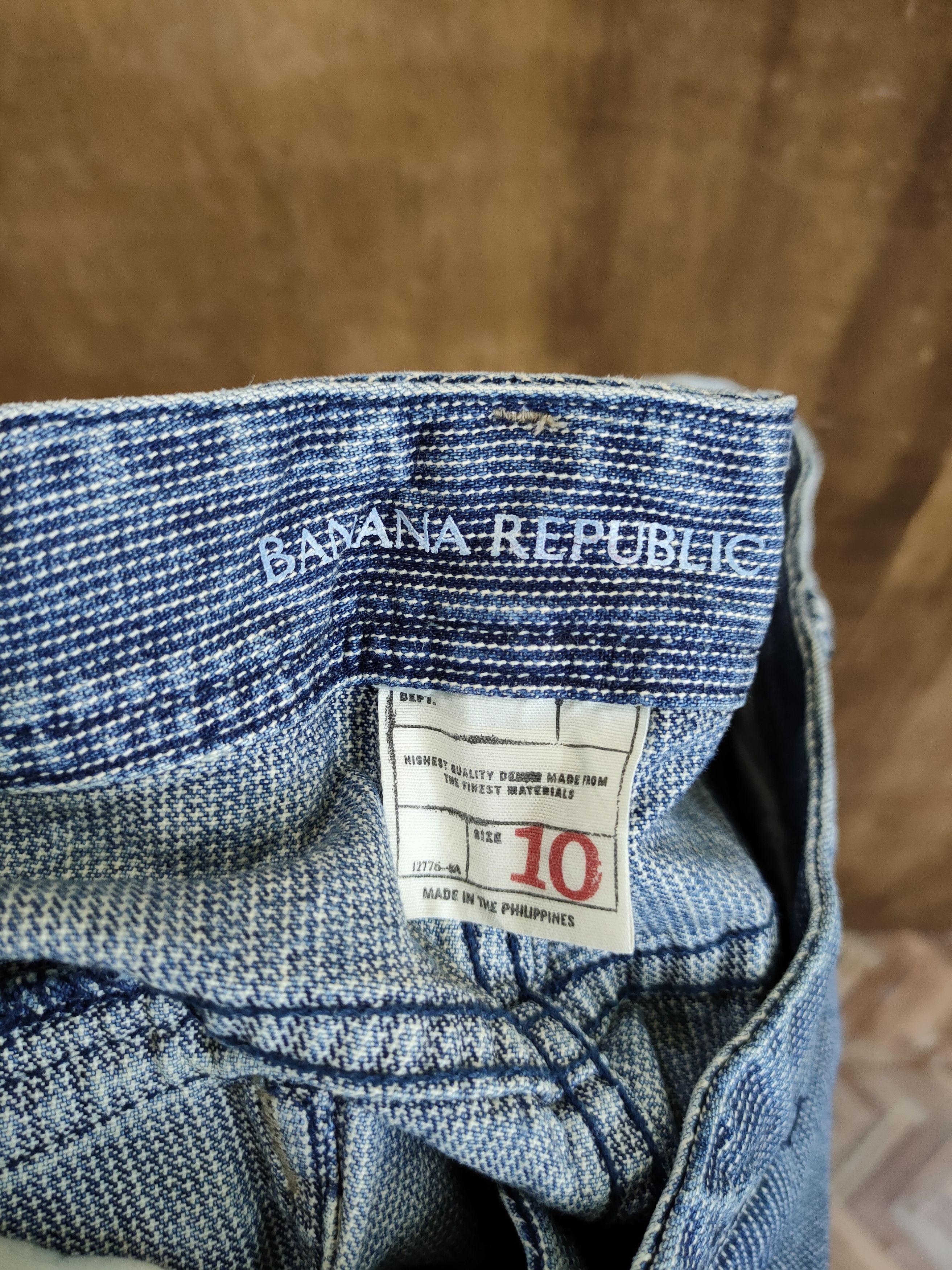 Banana Republic Banana Republic japan soft denim streetwear pants #46-804 Size 32" / US 10 / IT 46 - 9 Thumbnail