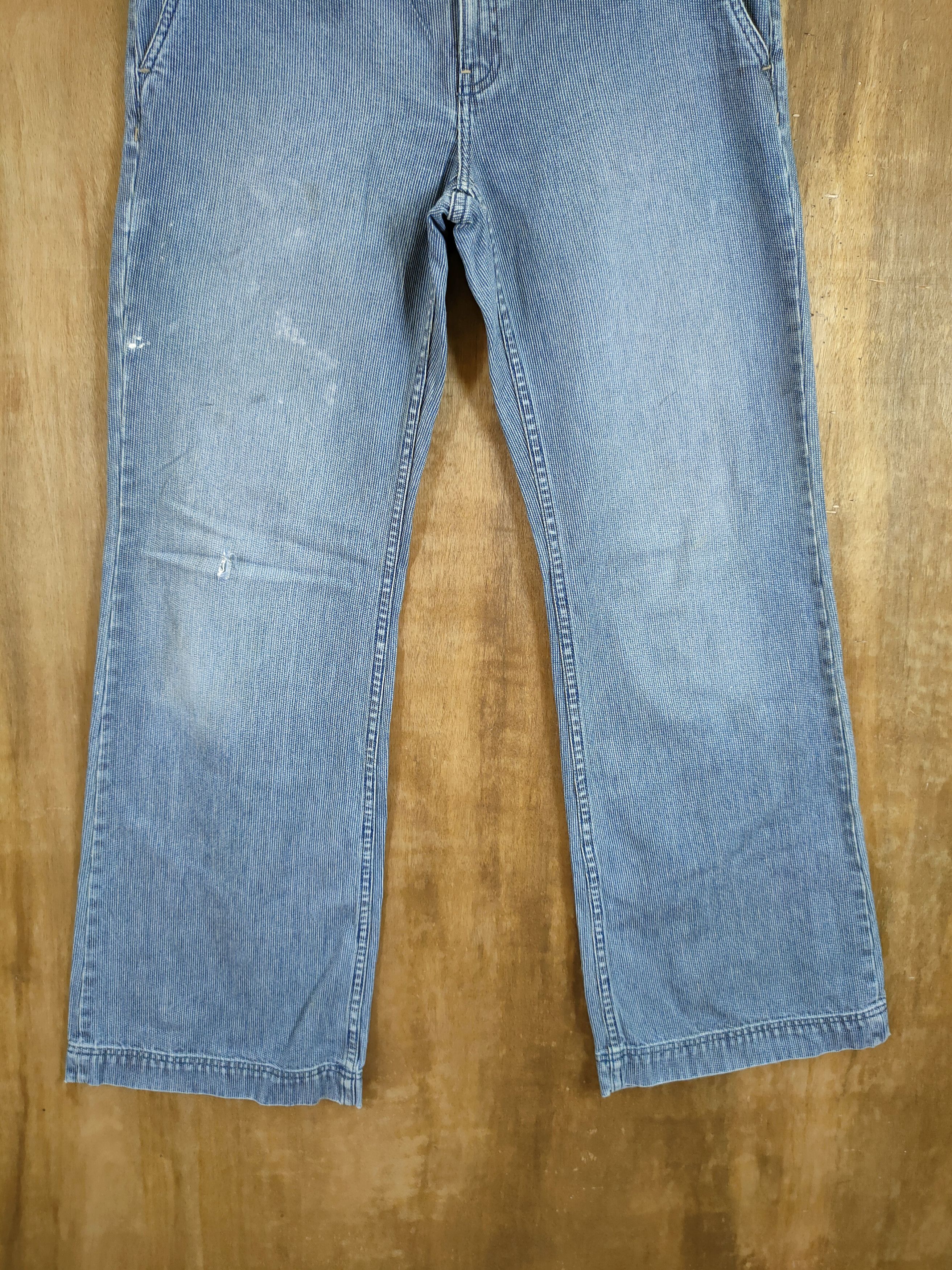 Banana Republic Banana Republic japan soft denim streetwear pants #46-804 Size 32" / US 10 / IT 46 - 2 Thumbnail