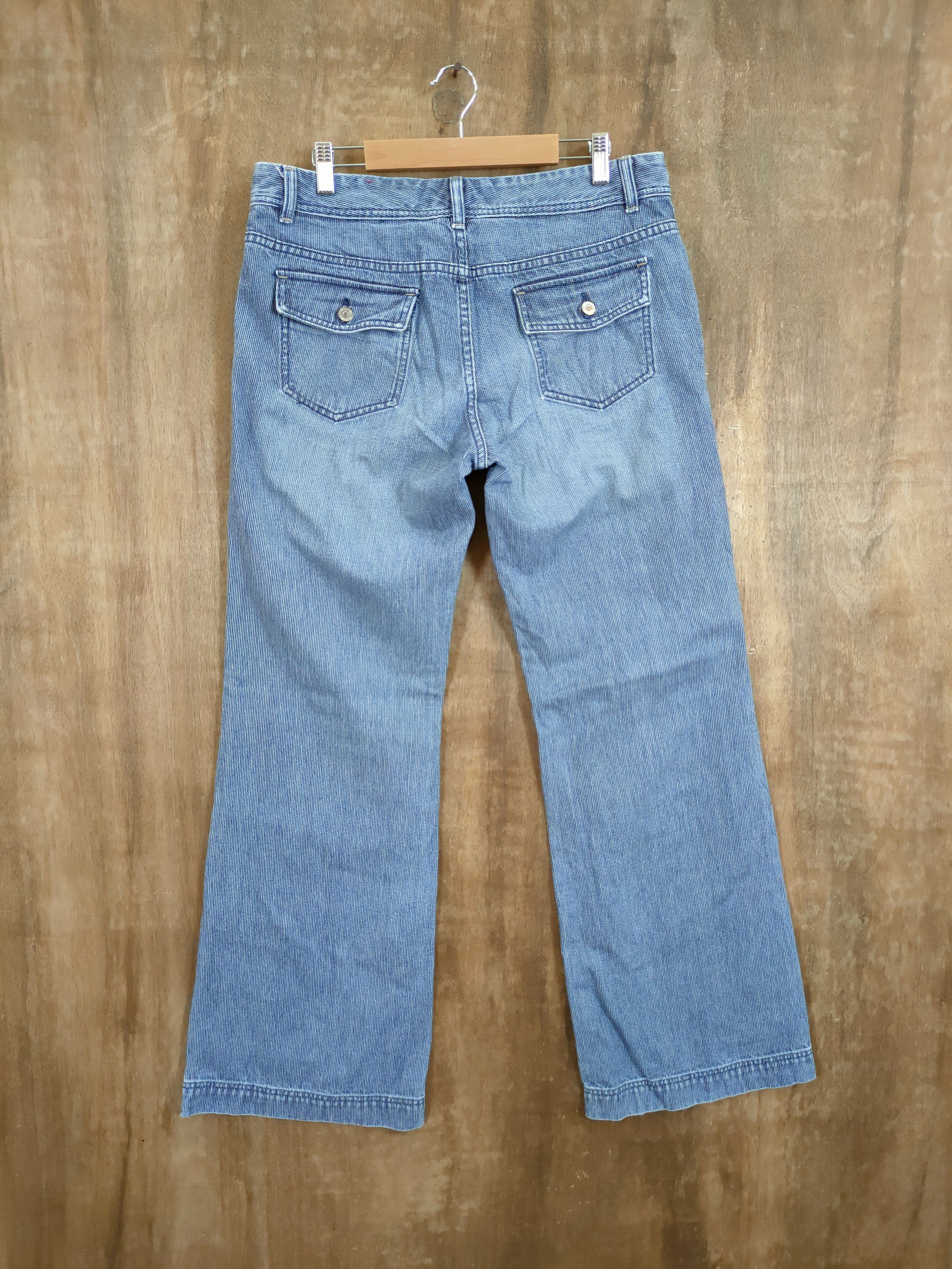 Banana Republic Banana Republic japan soft denim streetwear pants #46-804 Size 32" / US 10 / IT 46 - 6 Thumbnail