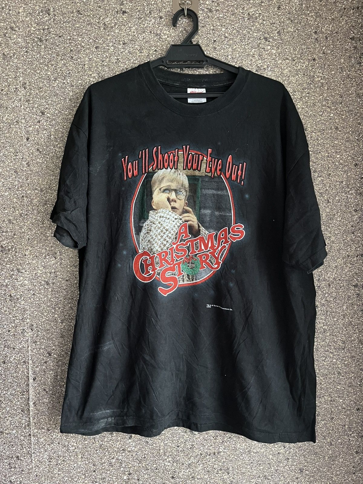 image of Vintage Christmas Story Ft23 in Black, Men's (Size XL)