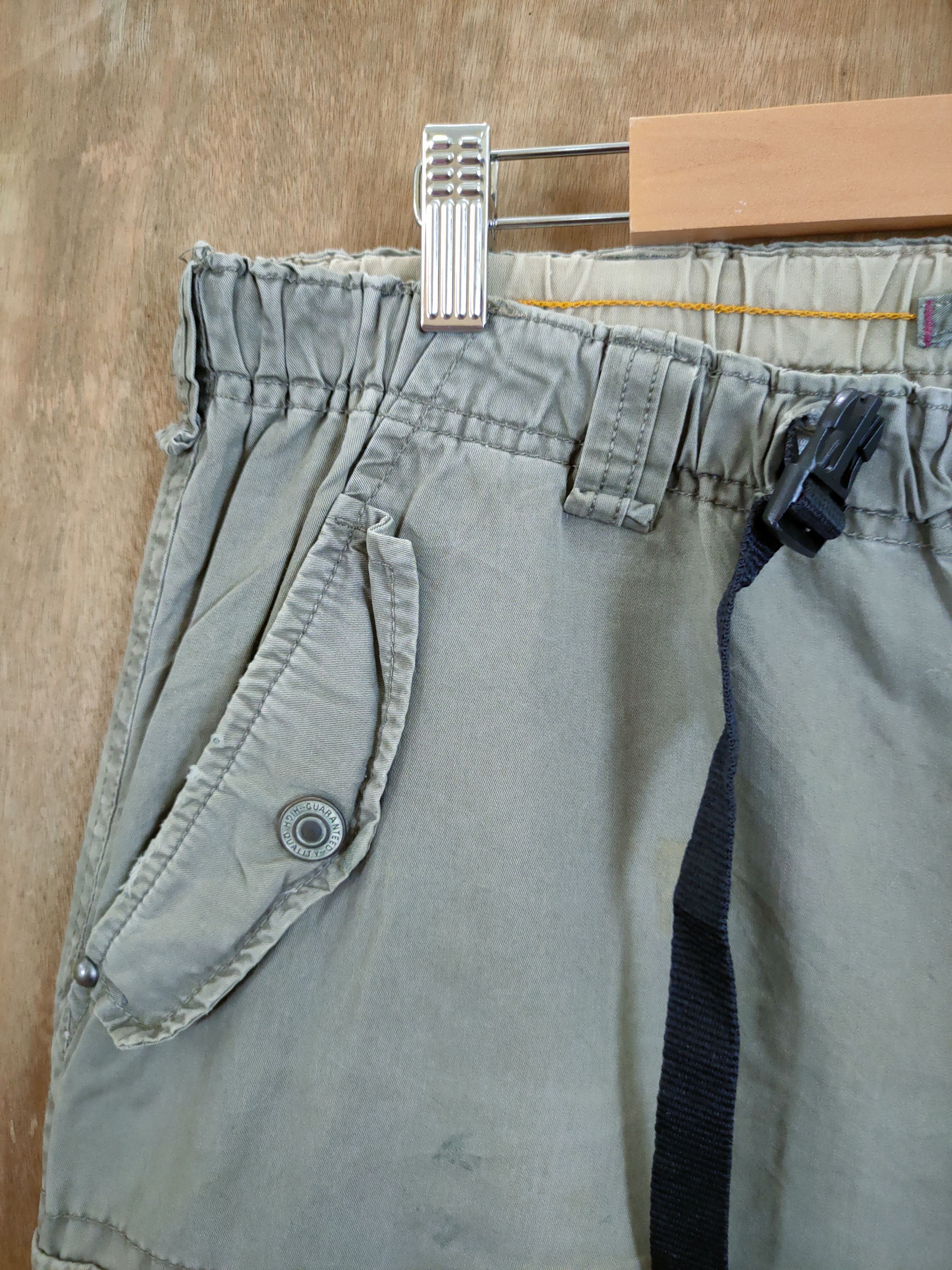 Japanese Brand Japan distressed multi pocket dirty cargo pants #46-802 Size US 36 / EU 52 - 5 Thumbnail