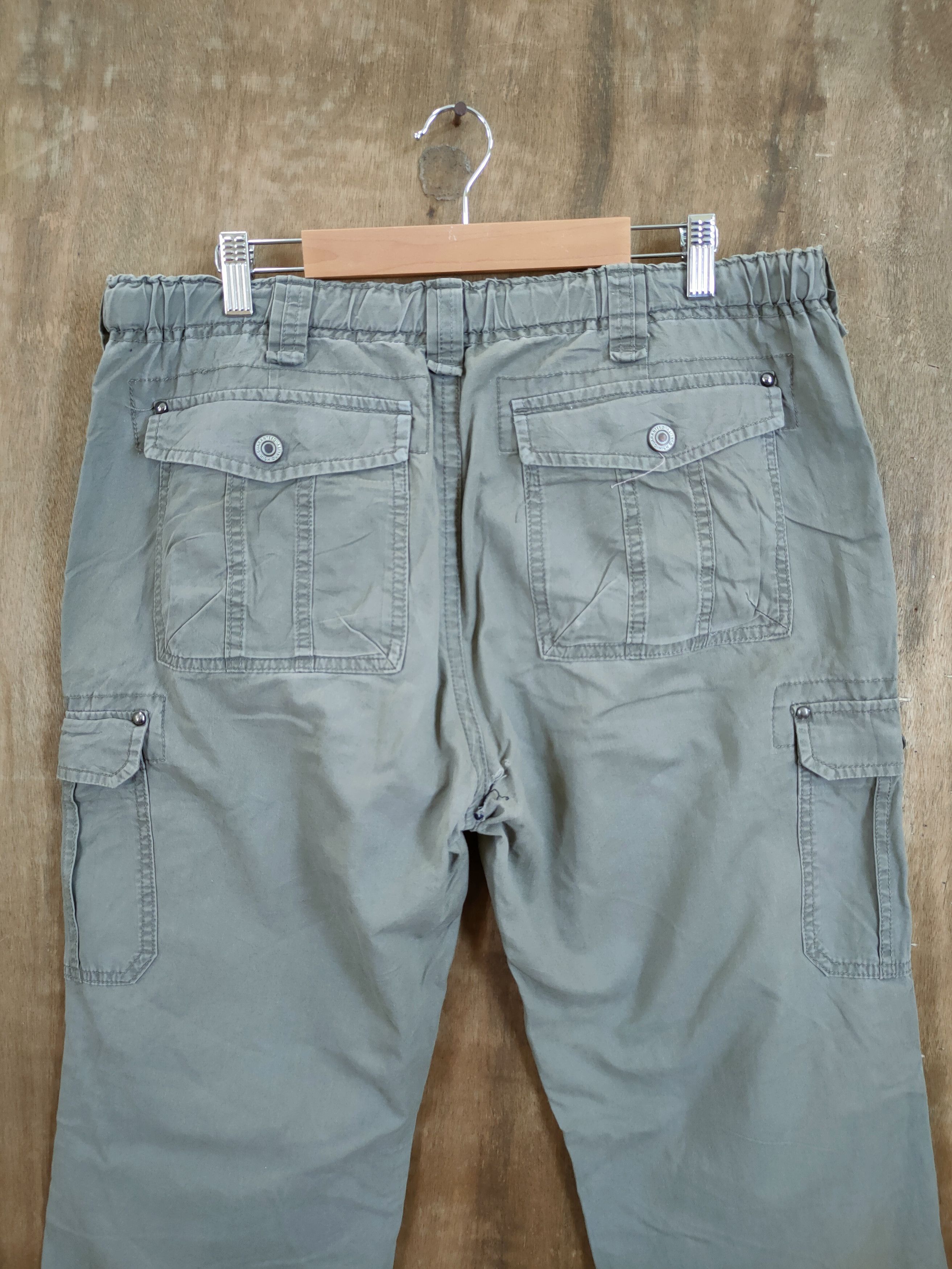Japanese Brand Japan distressed multi pocket dirty cargo pants #46-802 Size US 36 / EU 52 - 9 Thumbnail