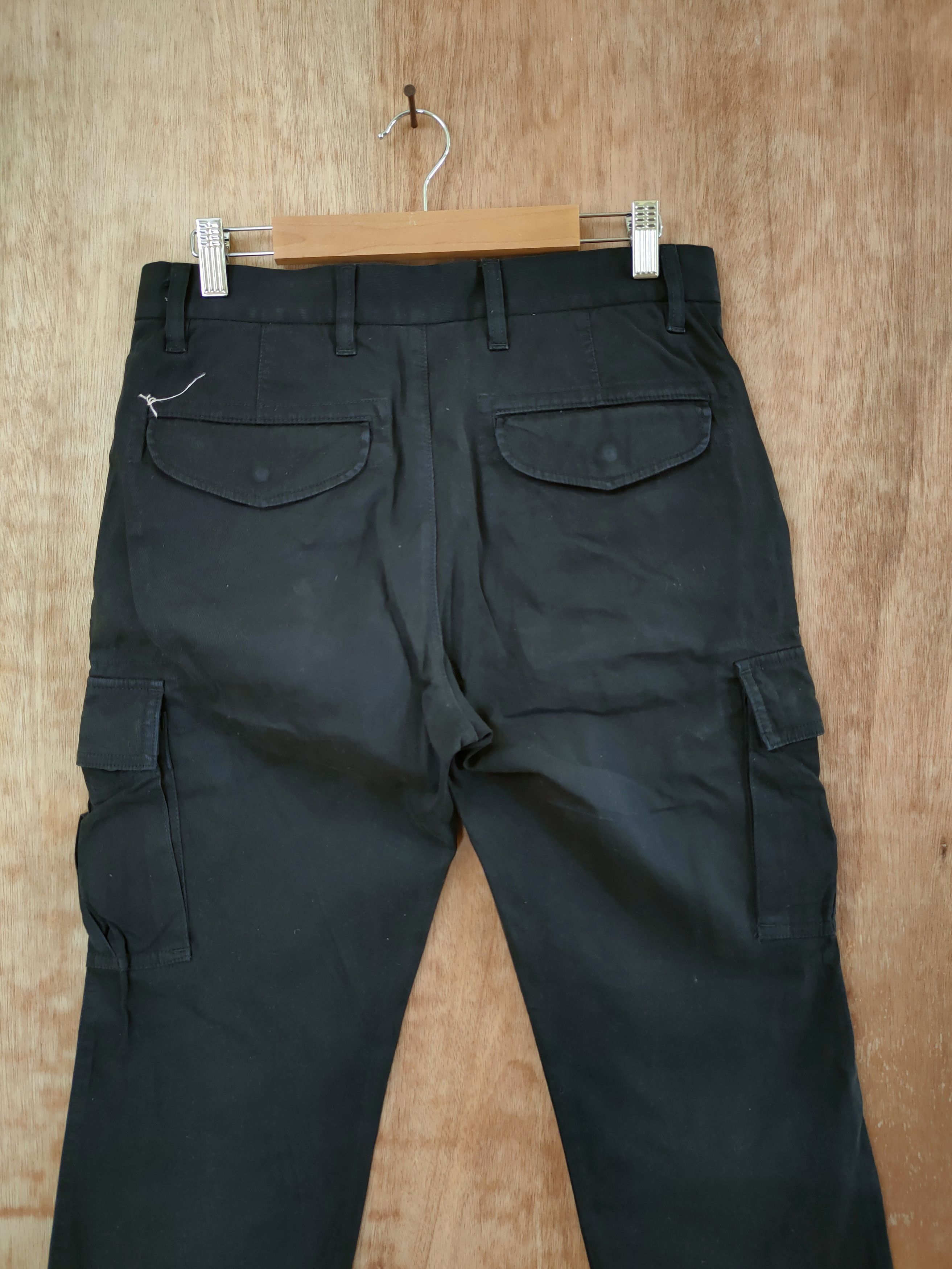 Japanese Brand DLL Uniqlo Black multipocket tactical cargo pants #858 Size US 29 - 7 Thumbnail