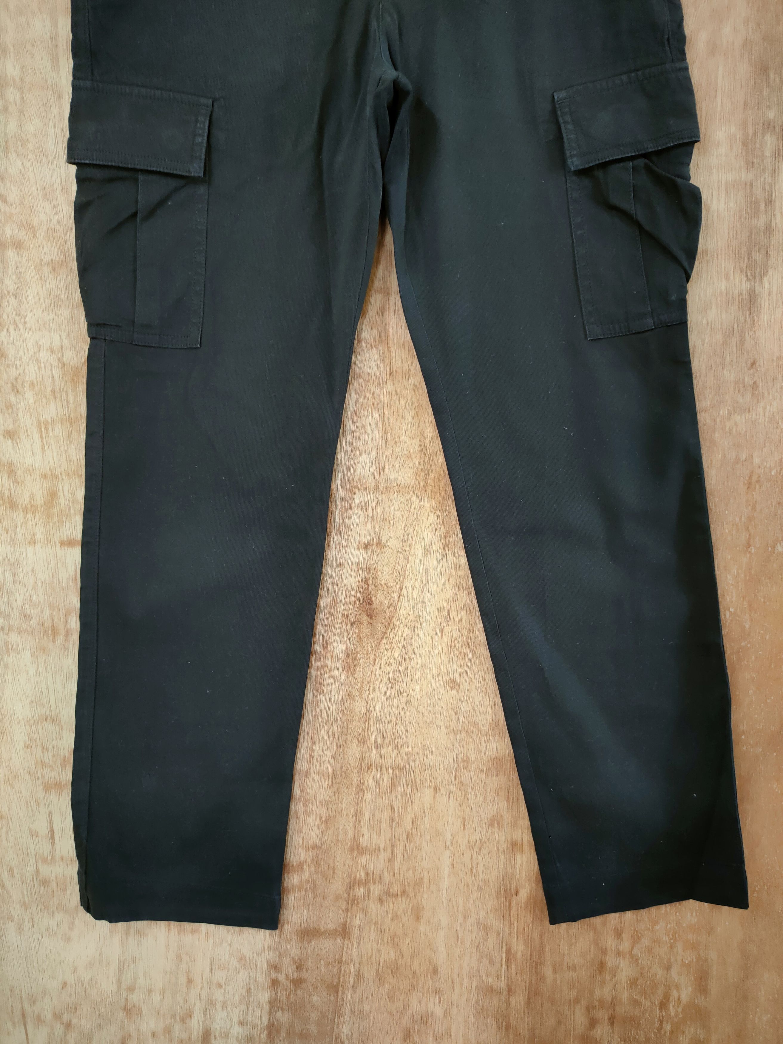 Japanese Brand DLL Uniqlo Black multipocket tactical cargo pants #858 Size US 29 - 2 Thumbnail