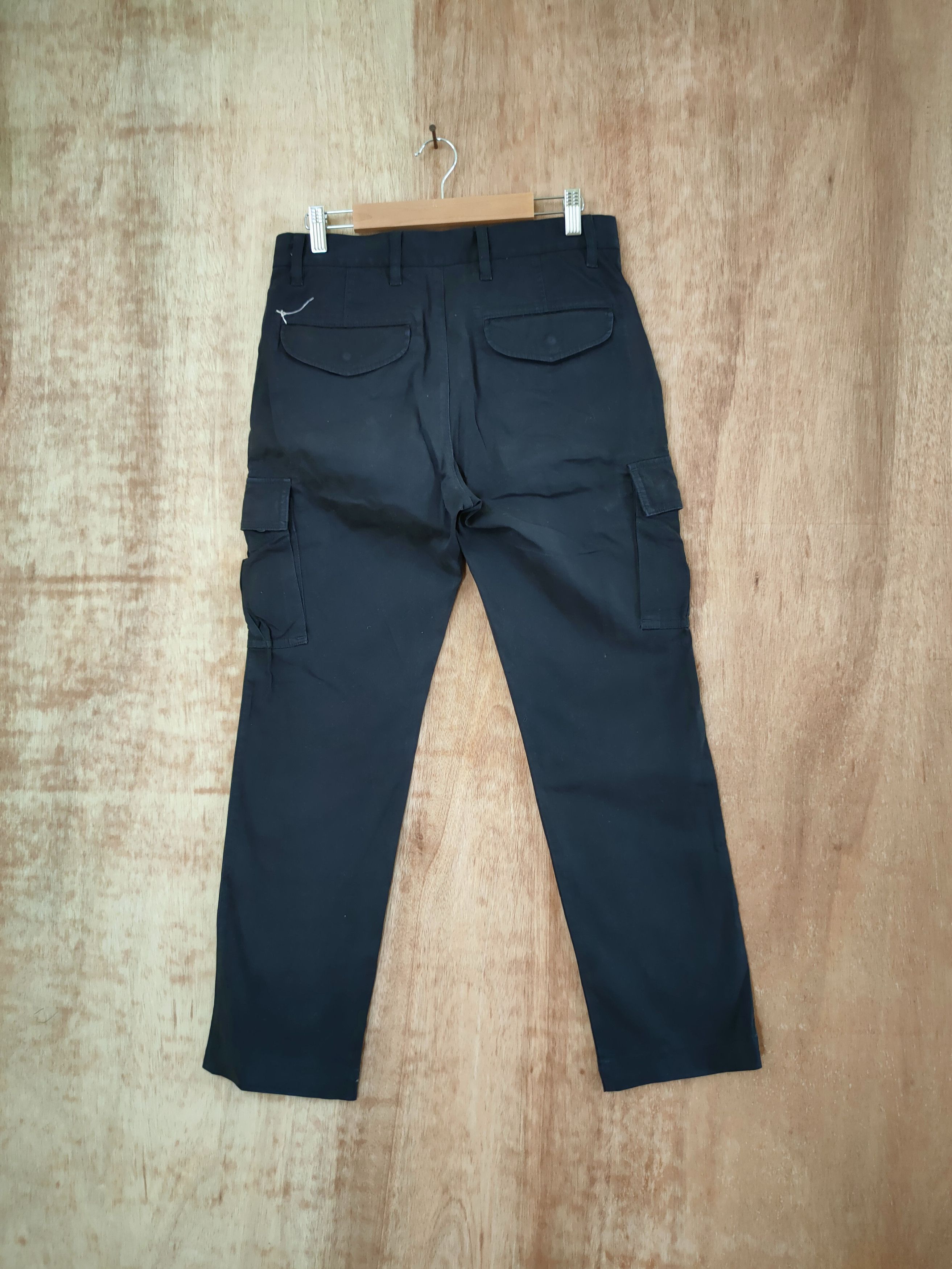 Japanese Brand DLL Uniqlo Black multipocket tactical cargo pants #858 Size US 29 - 5 Thumbnail