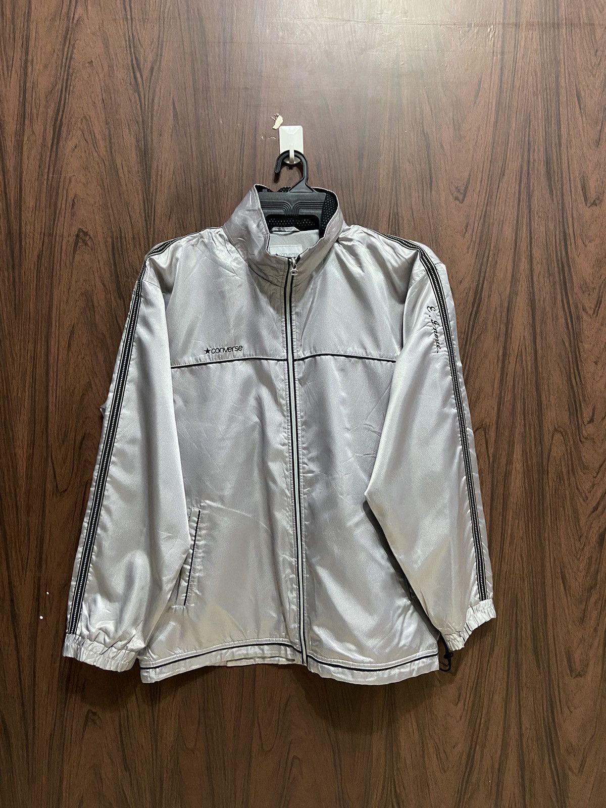 Converse Vintage Converse Jacket Windbreaker Size US L / EU 52-54 / 3 - 1 Thumbnail