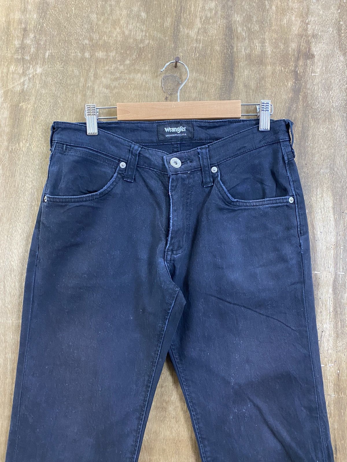 Vintage DLS Wrangler Black Denim Pants #BB544 Size US 30 / EU 46 - 2 Thumbnail