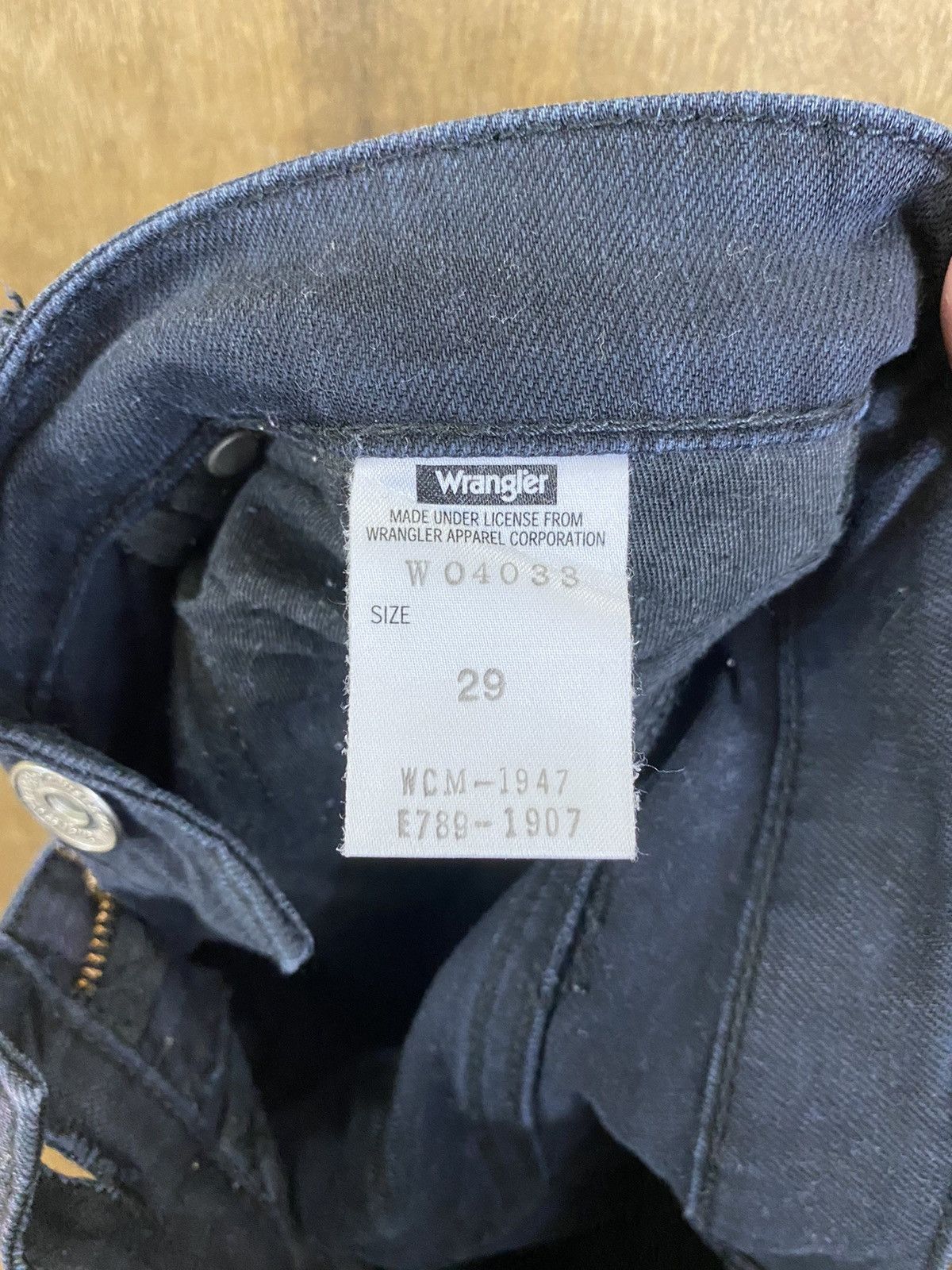 Vintage DLS Wrangler Black Denim Pants #BB544 Size US 30 / EU 46 - 11 Thumbnail