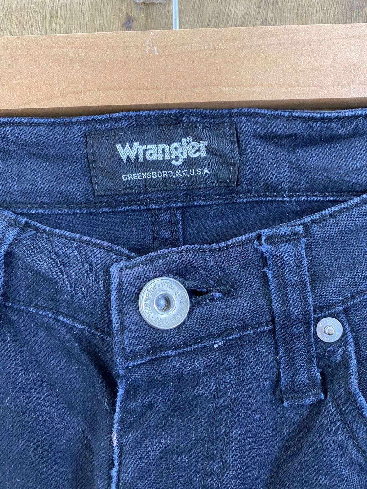 Vintage DLS Wrangler Black Denim Pants #BB544 Size US 30 / EU 46 - 12 Thumbnail