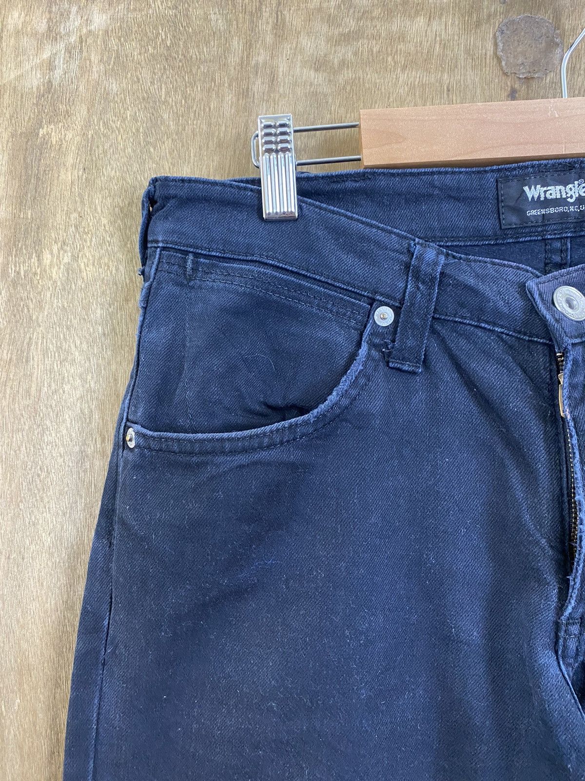 Vintage DLS Wrangler Black Denim Pants #BB544 Size US 30 / EU 46 - 4 Thumbnail