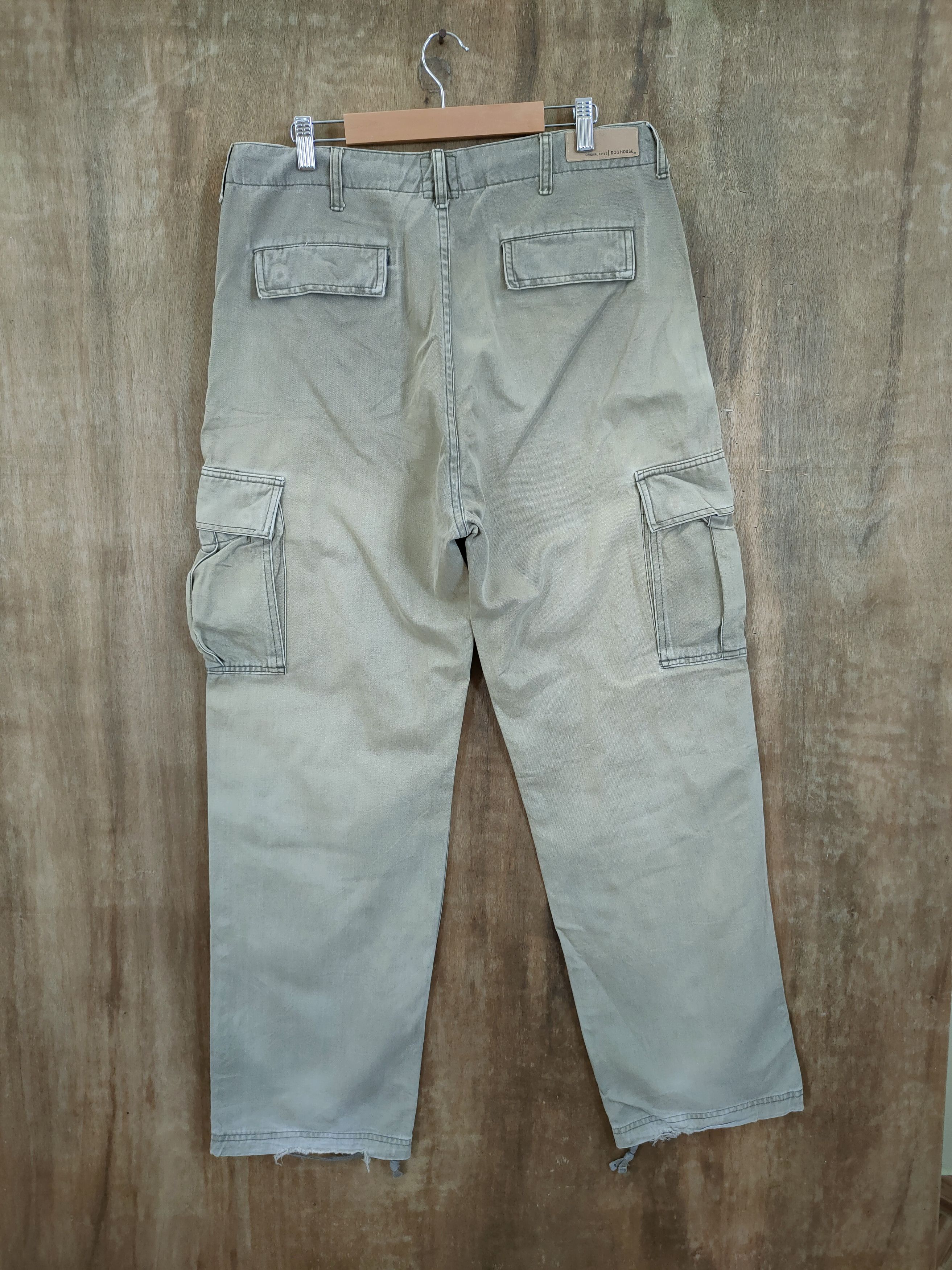 Faded Glory DL Doghouse faded cargo multi pocket utility pants #1304 Size US 32 / EU 48 - 7 Thumbnail