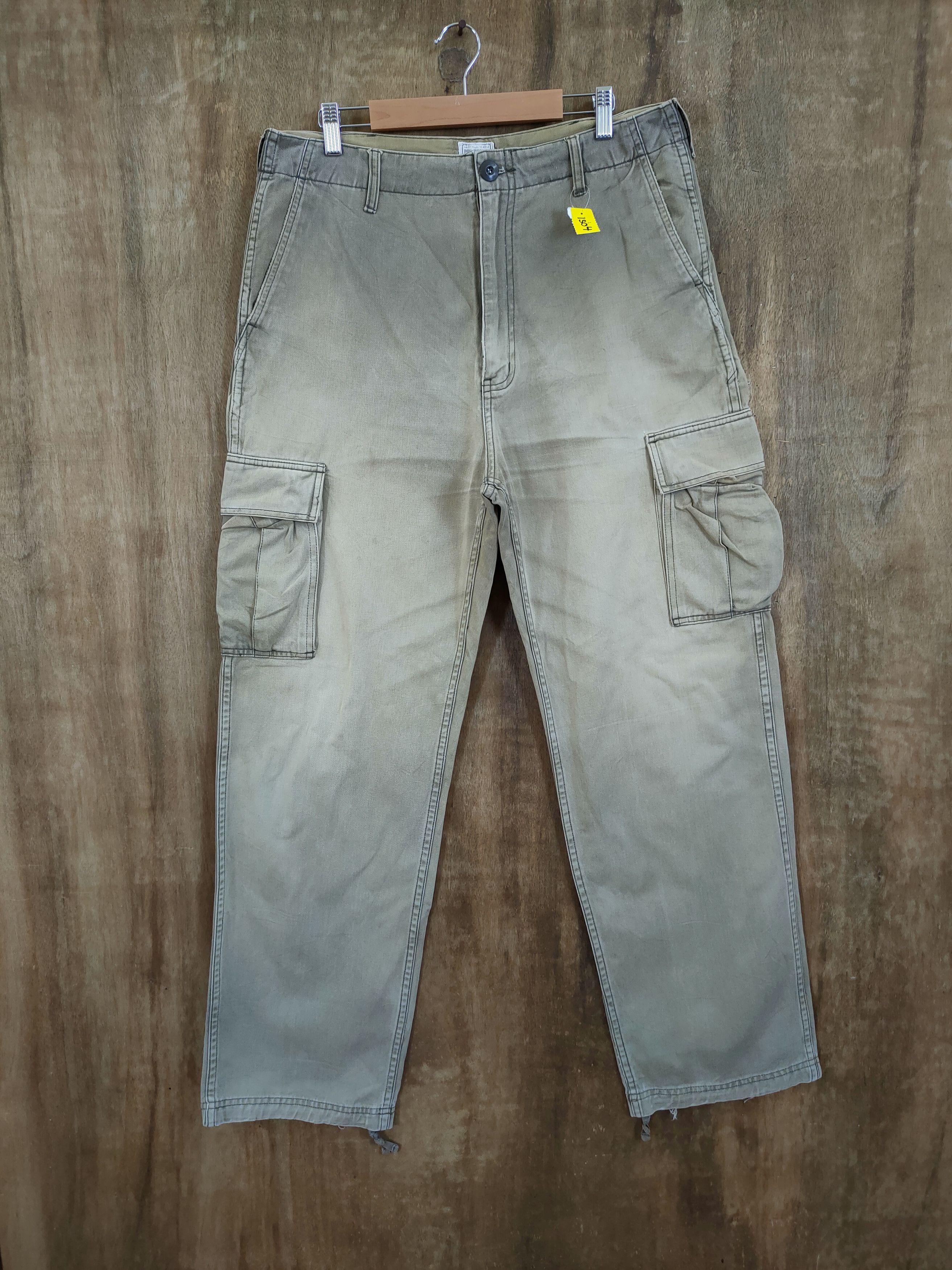 Faded Glory DL Doghouse faded cargo multi pocket utility pants #1304 Size US 32 / EU 48 - 1 Thumbnail