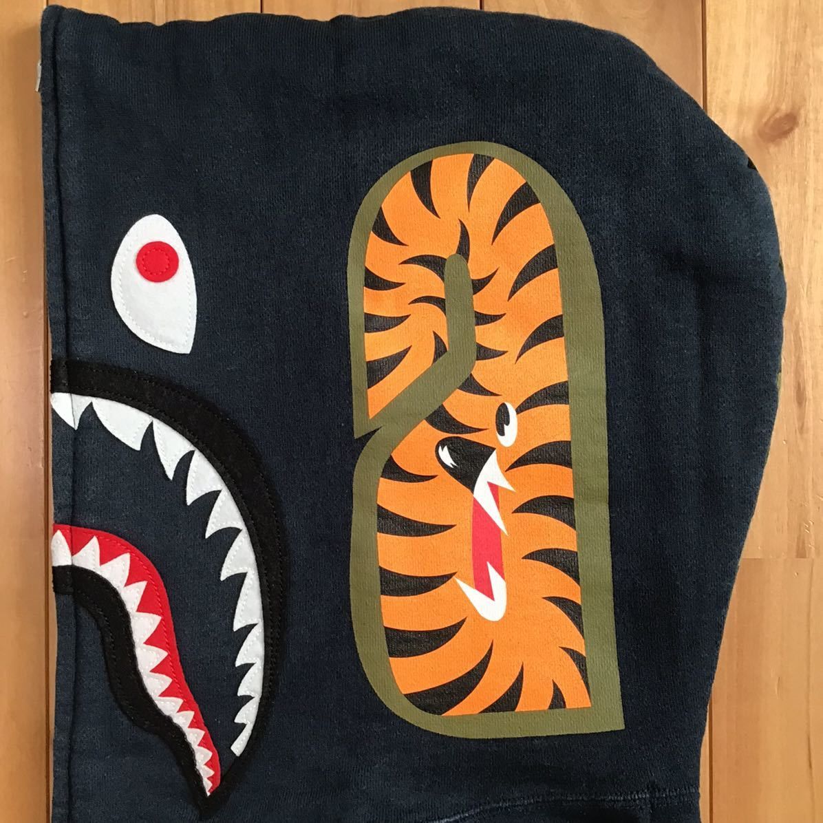 Bape BAPE 1st camo × navy shark full zip hoodie a bathing ape Size US M / EU 48-50 / 2 - 5 Thumbnail