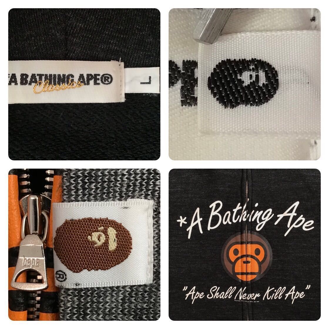 Bape × Nigo BAPE Milo logo full zip hoodie a bathing ape NIGO Size US L / EU 52-54 / 3 - 7 Thumbnail