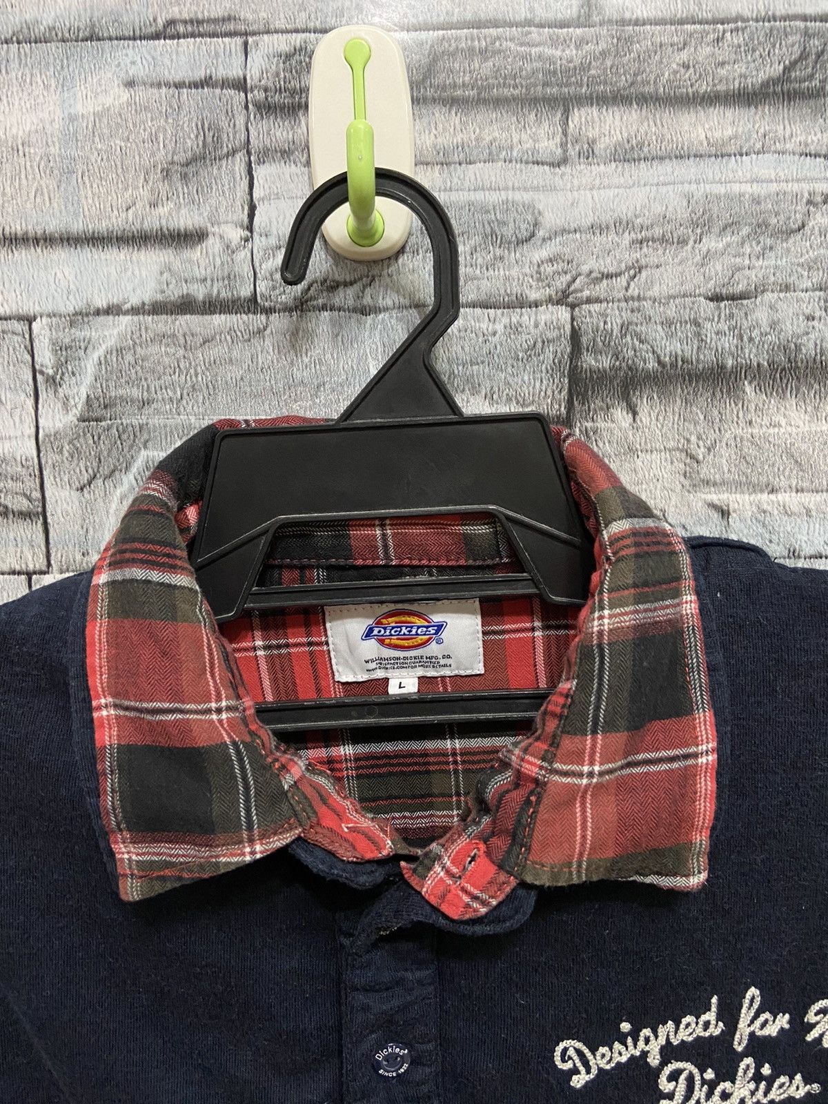 Dickies Vintage Dickies Work polo plaid size L Size US L / EU 52-54 / 3 - 4 Thumbnail
