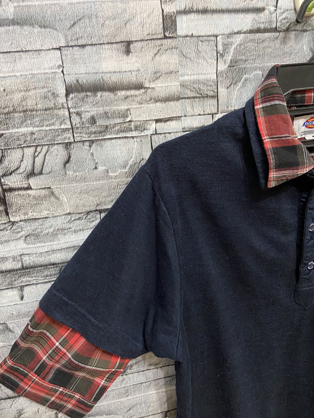 Dickies Vintage Dickies Work polo plaid size L Size US L / EU 52-54 / 3 - 5 Thumbnail