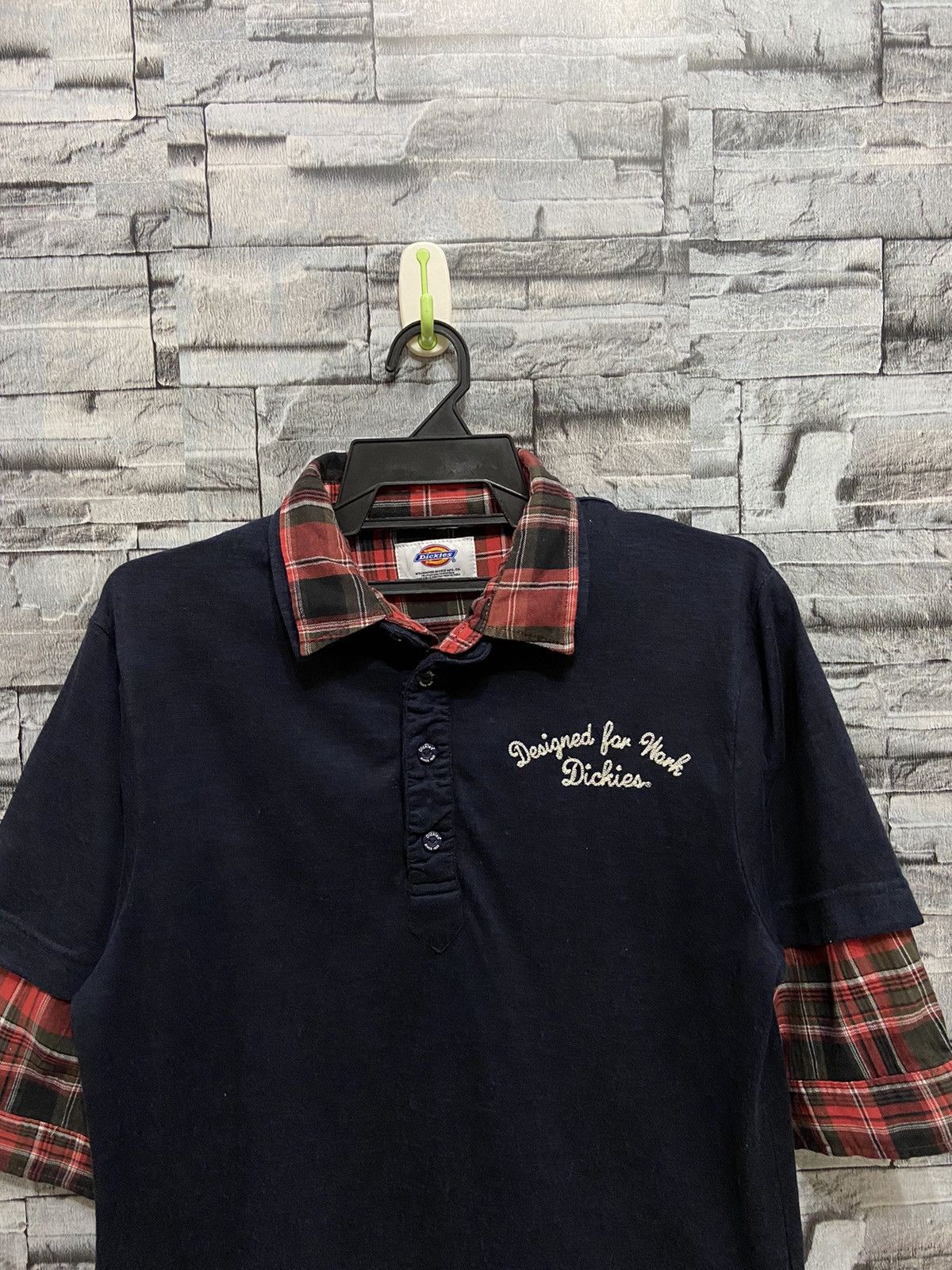 Dickies Vintage Dickies Work polo plaid size L Size US L / EU 52-54 / 3 - 3 Thumbnail