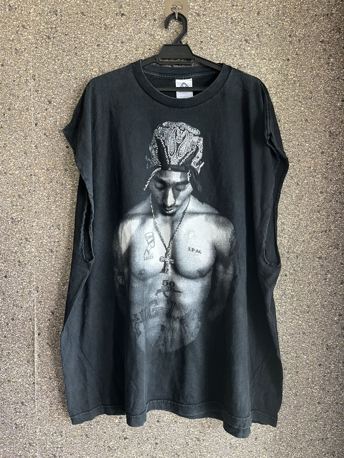 image of Vintage 2Pac Ft22 in Black, Men's (Size 2XL)