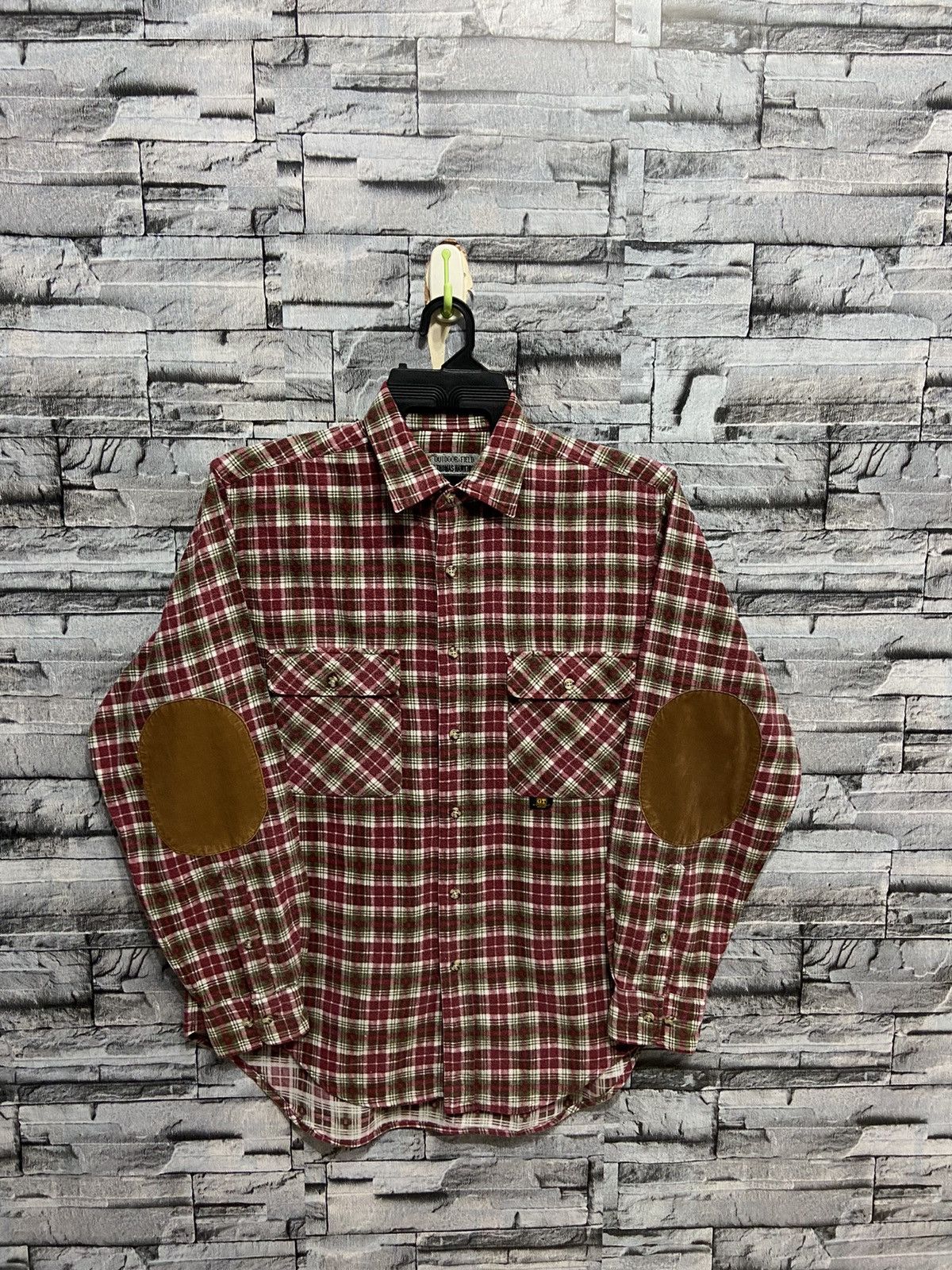 image of George Thomas Hawkins Flannel Double Pocket in Red, Men's (Size Medium)