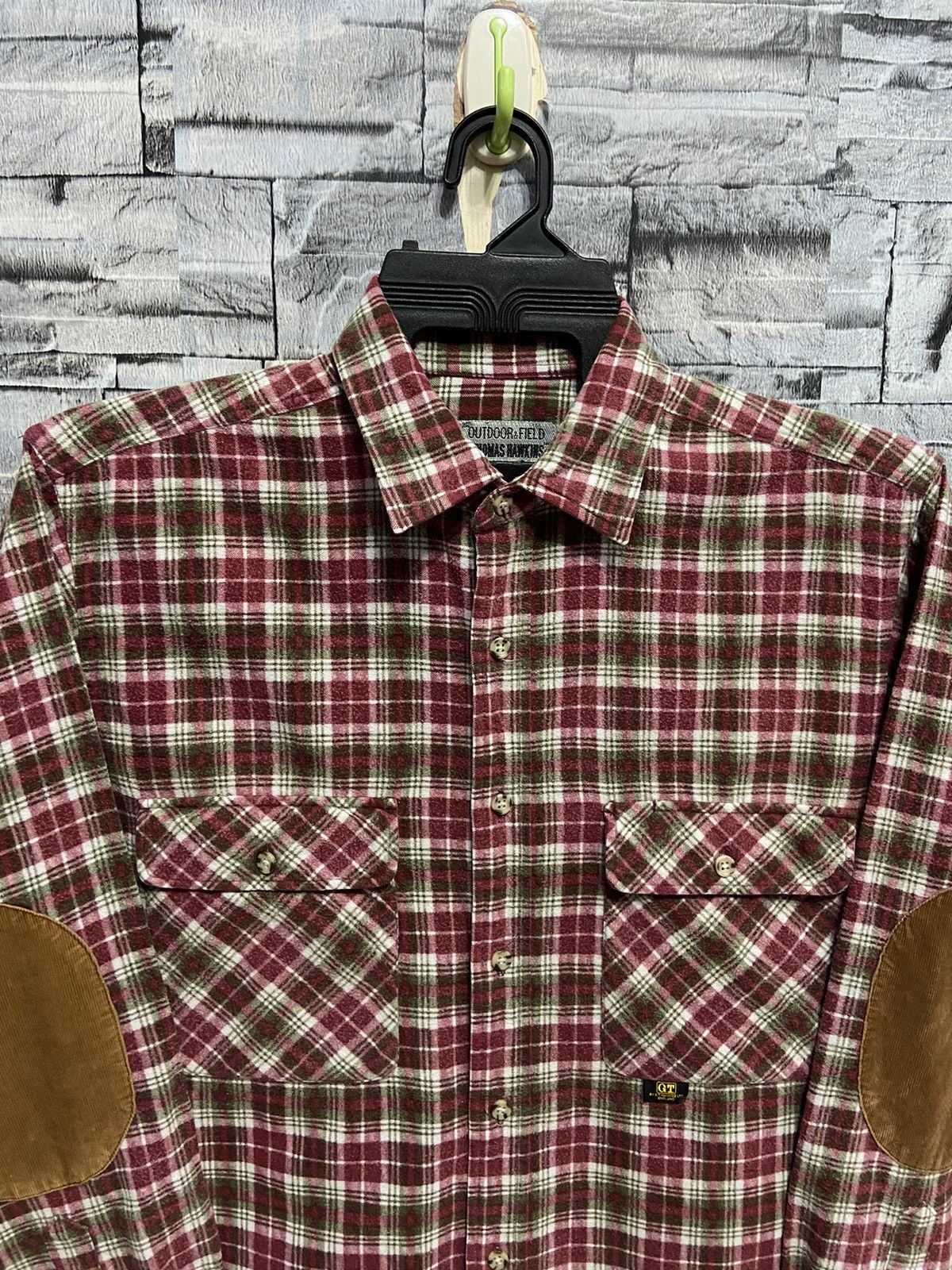 Japanese Brand George Thomas Hawkins Flannel Double pocket Size US M / EU 48-50 / 2 - 2 Thumbnail