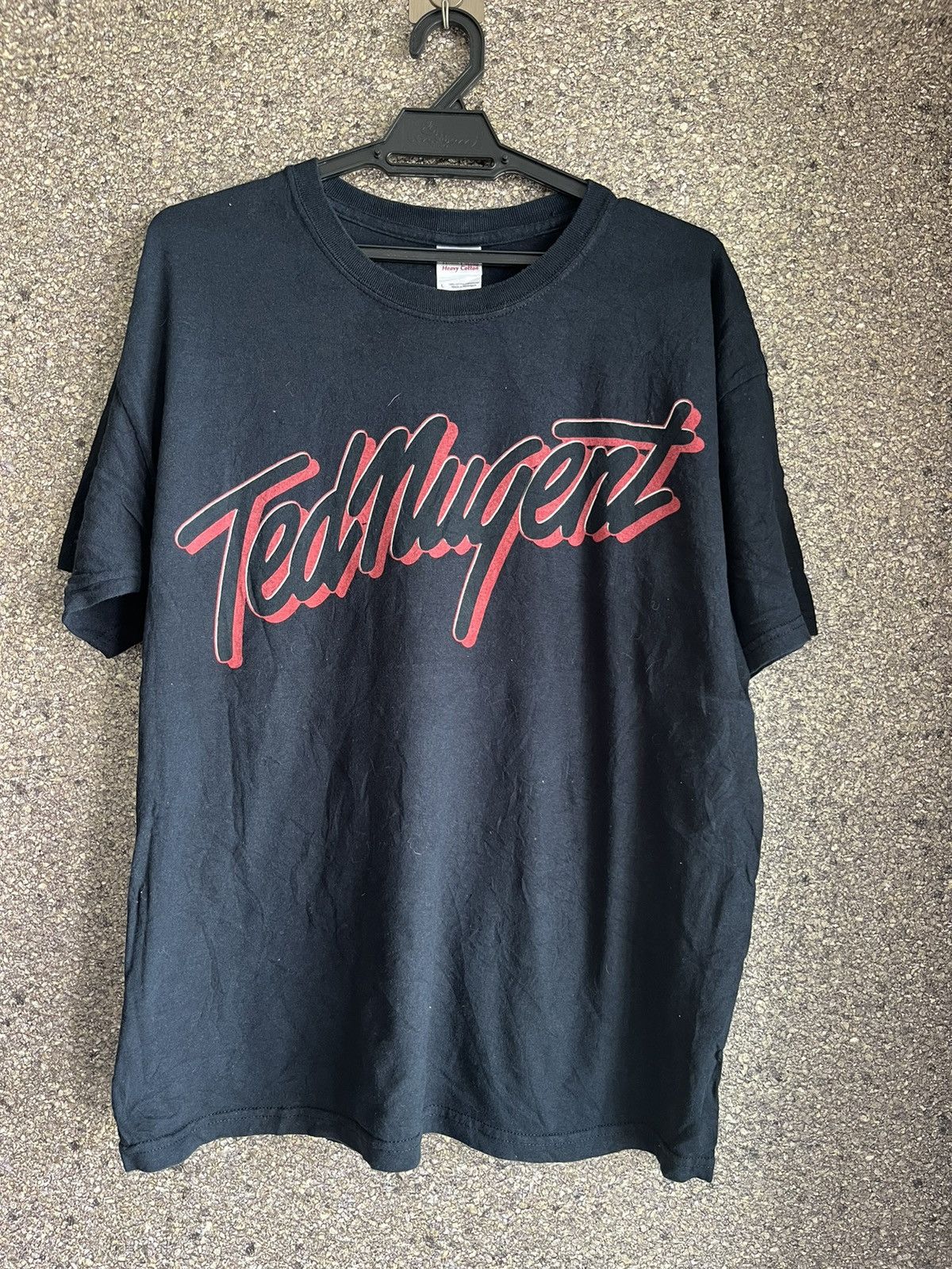 image of Vintage Ted Nugent Ft22 in Black, Men's (Size Large)