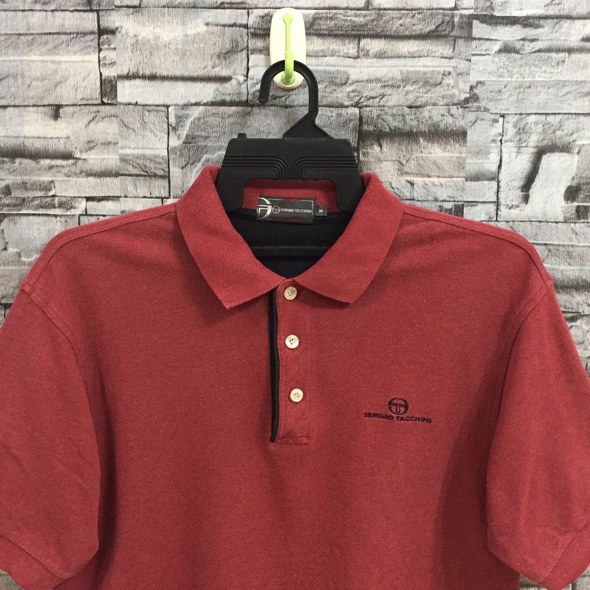 Sergio Tacchini Vintage Sergio tacchini polo small logo embroidered Size US M / EU 48-50 / 2 - 2 Thumbnail
