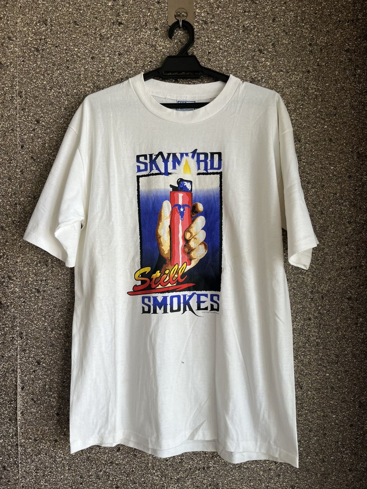 image of Vintage Skynyrd Ft22 in White, Men's (Size Large)