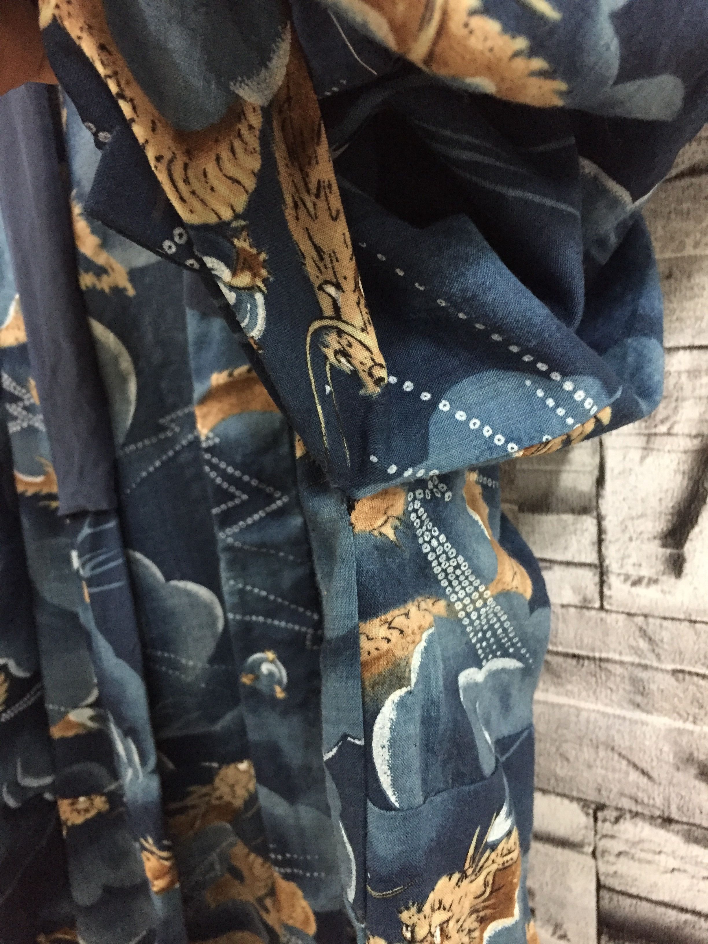 Japanese Brand Dragon Kimono all over design fit XL Size US XL / EU 56 / 4 - 7 Thumbnail