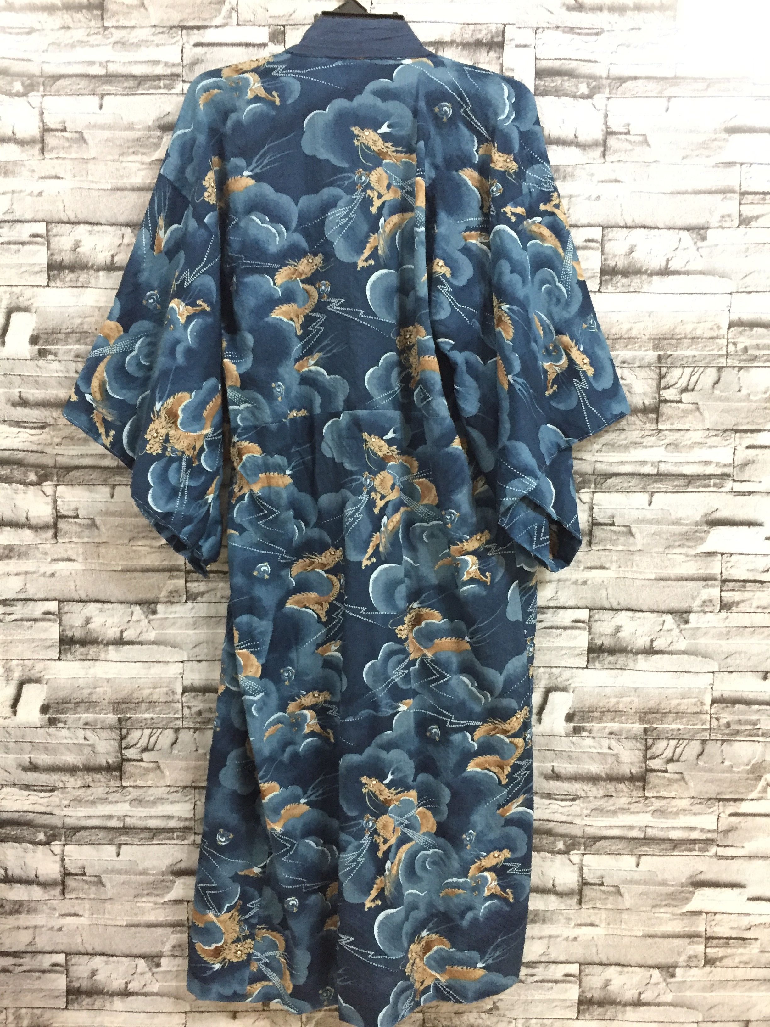 Japanese Brand Dragon Kimono all over design fit XL Size US XL / EU 56 / 4 - 8 Thumbnail